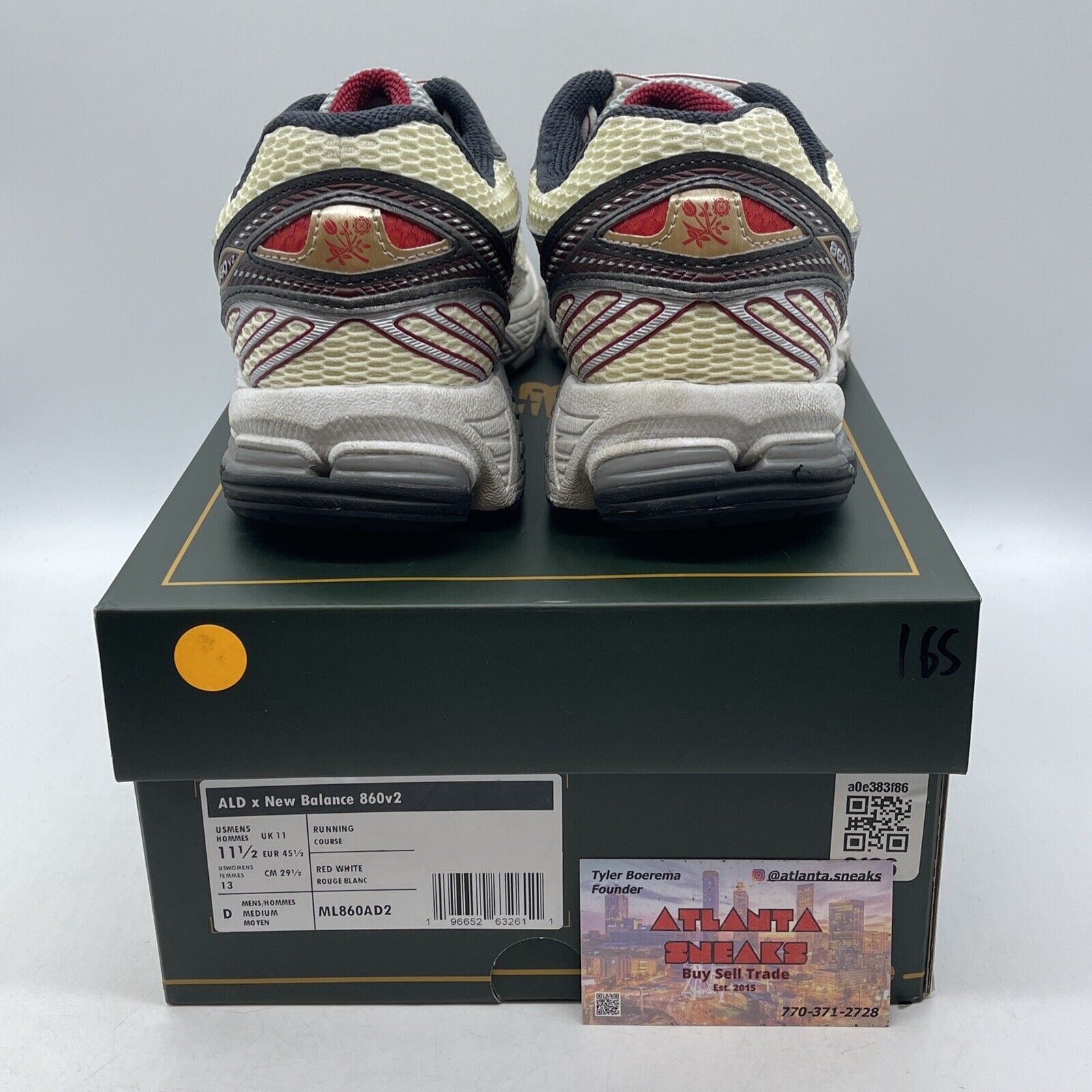 Size 11.5 - New Balance Aimé Leon Dore x 860v2 Red Grey Black (ML860AD2)
