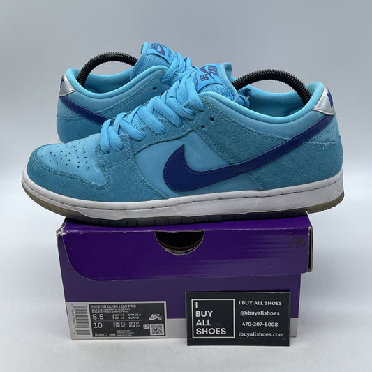Size 8.5 - Nike Dunk SB Low Blue Fury (BQ6817-400)
