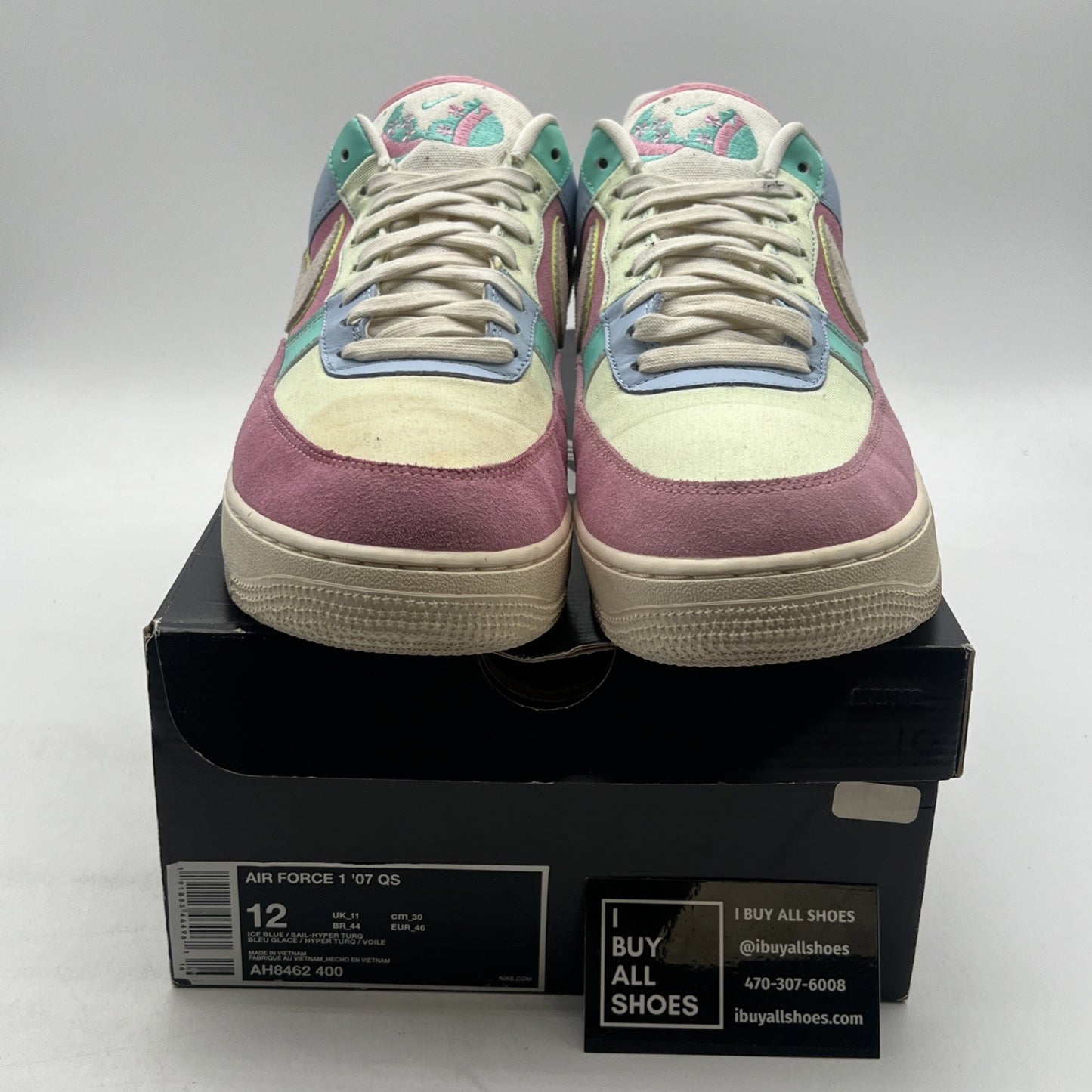 Size 12 - Nike Air Force 1 2018 Low Spring Patchwork (AH8462-400)