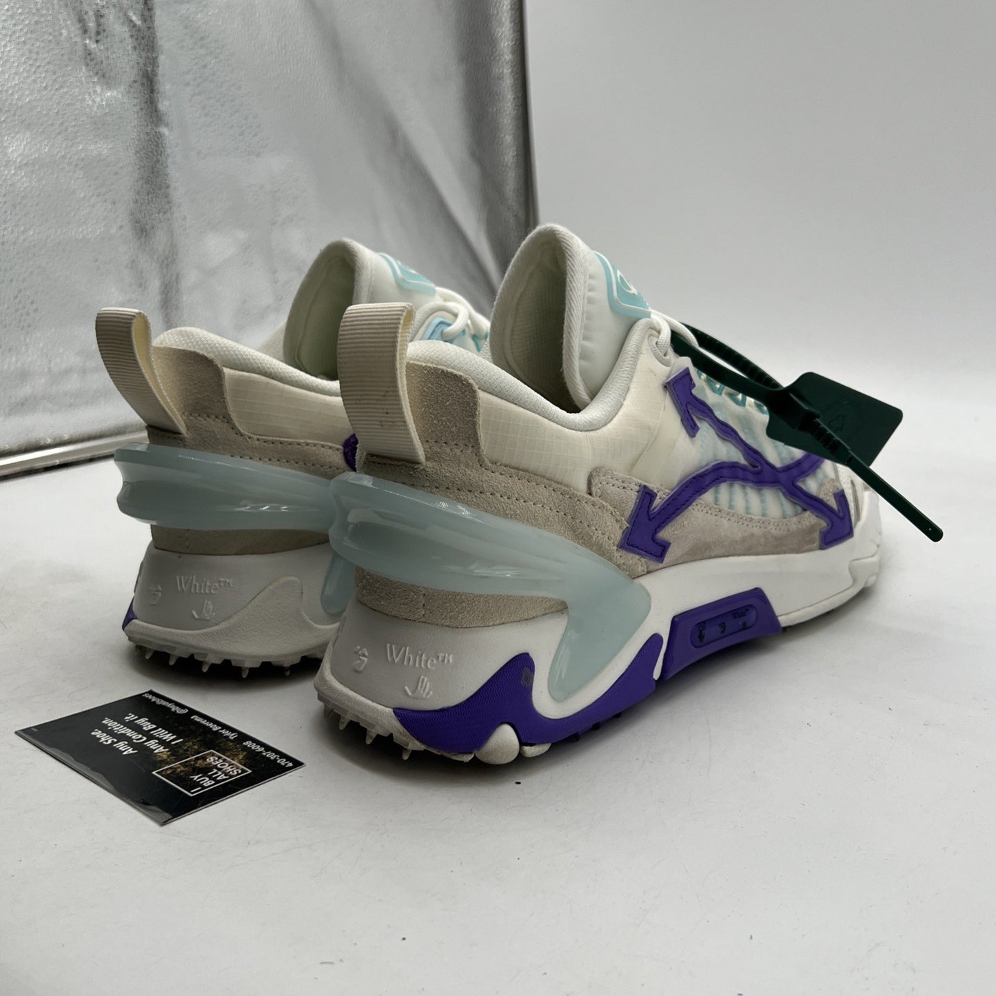 Size 45 - Off-White Odsy 2000 Men's Sneakers White Purple
