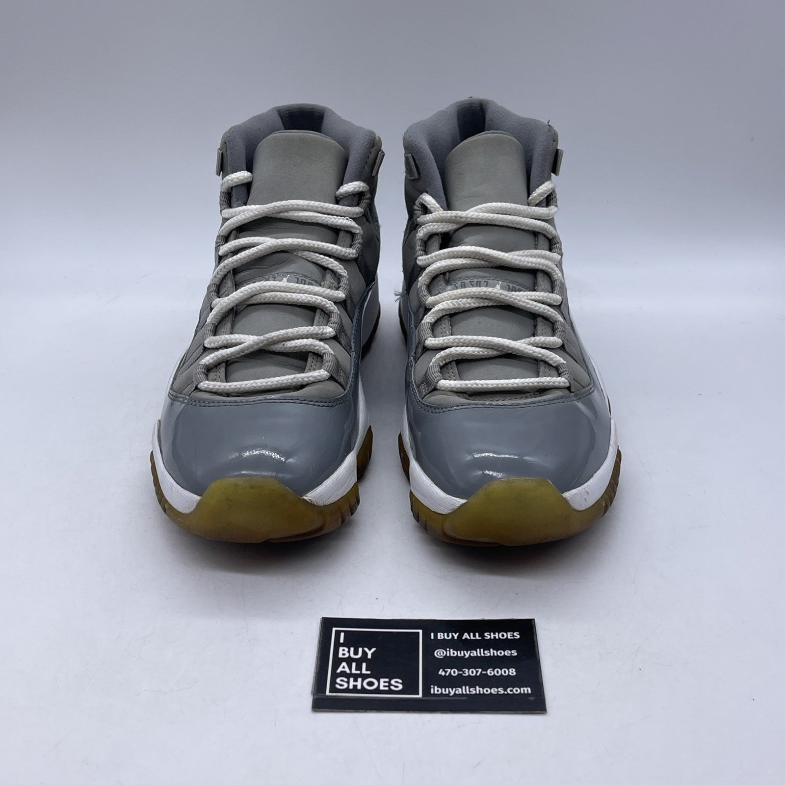 Size 8.5 - Air Jordan 11 Retro 2010 Cool Grey (378037-001)