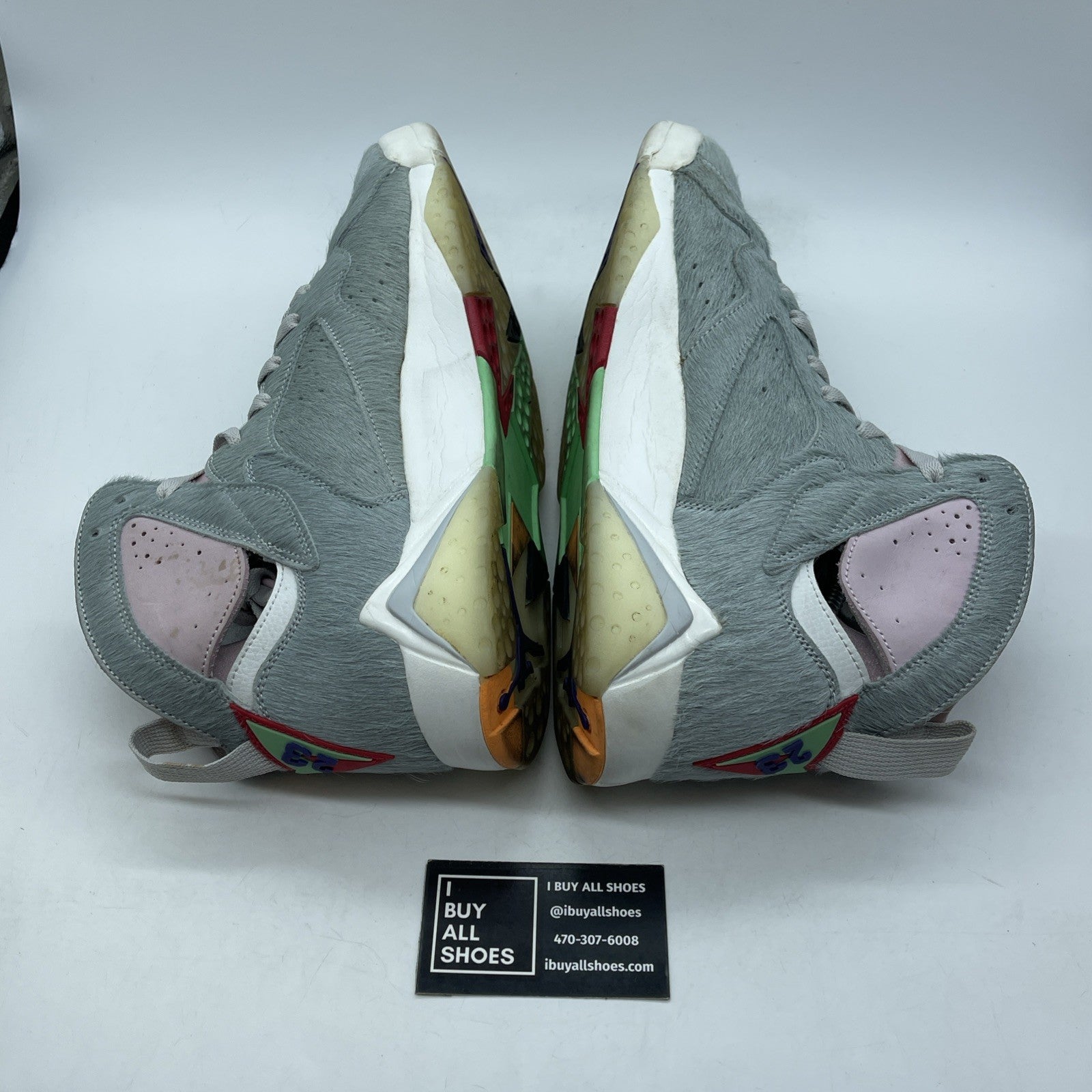 Size 12 - Air Jordan 7 Retro SE Hare 2.0 Grey Pink Red Suede (CT8528-002)