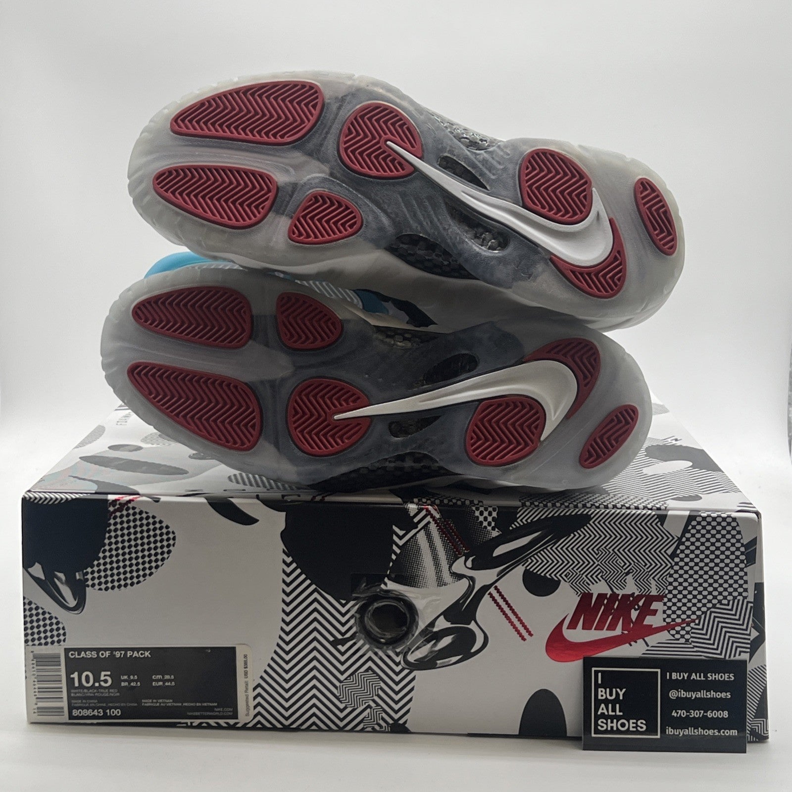 Size 10.5 - Nike Class of '97 Pack Multicolor (808643-100)