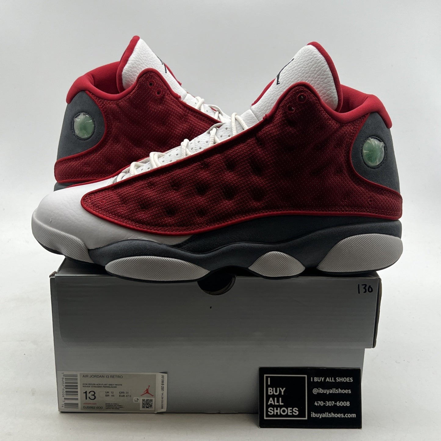 Size 13 - Air Jordan 13 Red/White - (DJ5982-600)