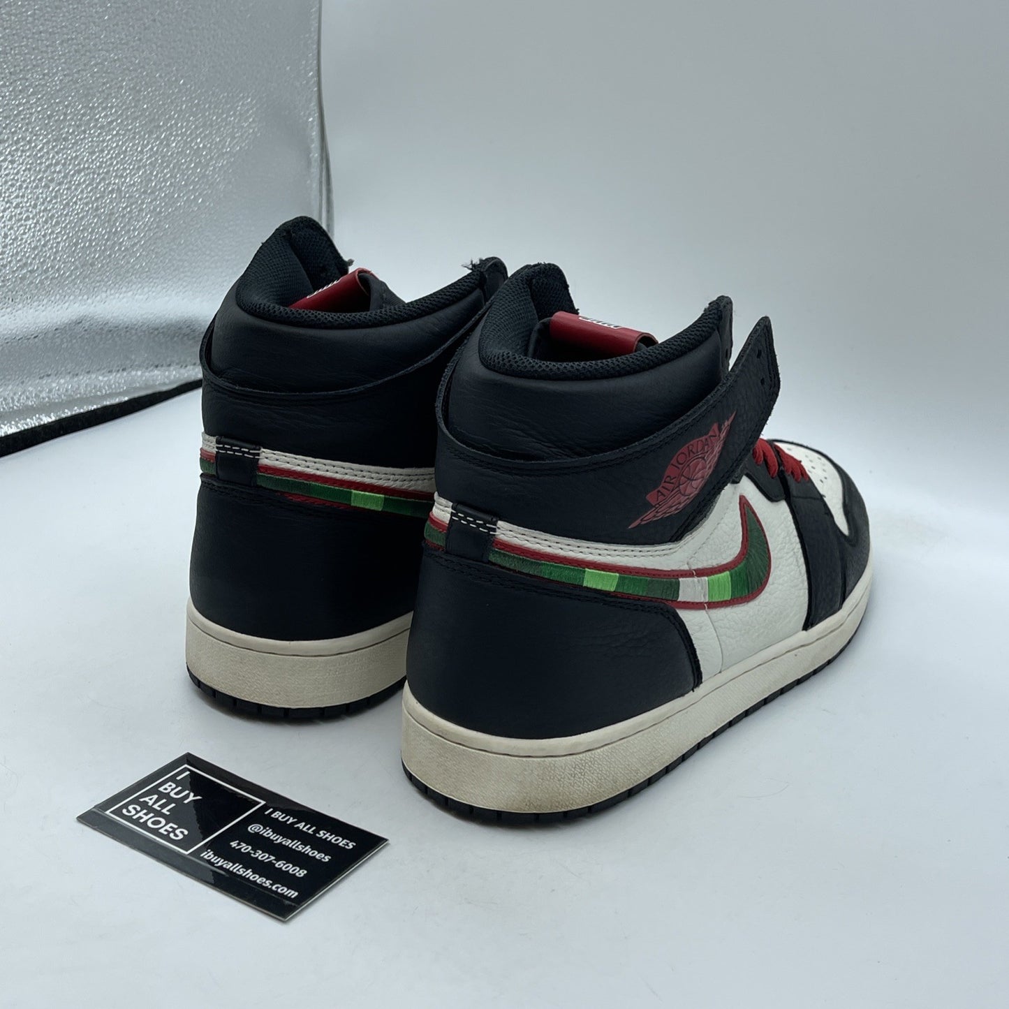 Size 12 - Air Jordan 1 Retro OG High A Star Is Born Leather Black (555088-015)