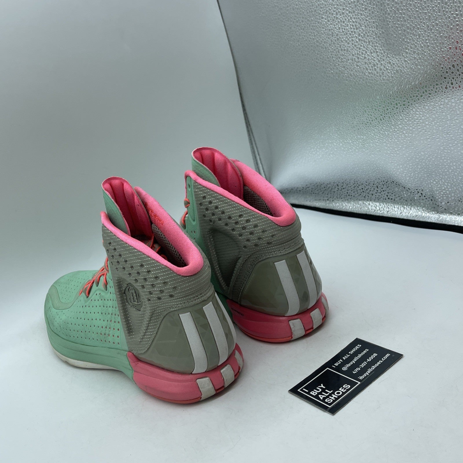 Size 13 - adidas D Rose 4 Prism Mint (G67401)