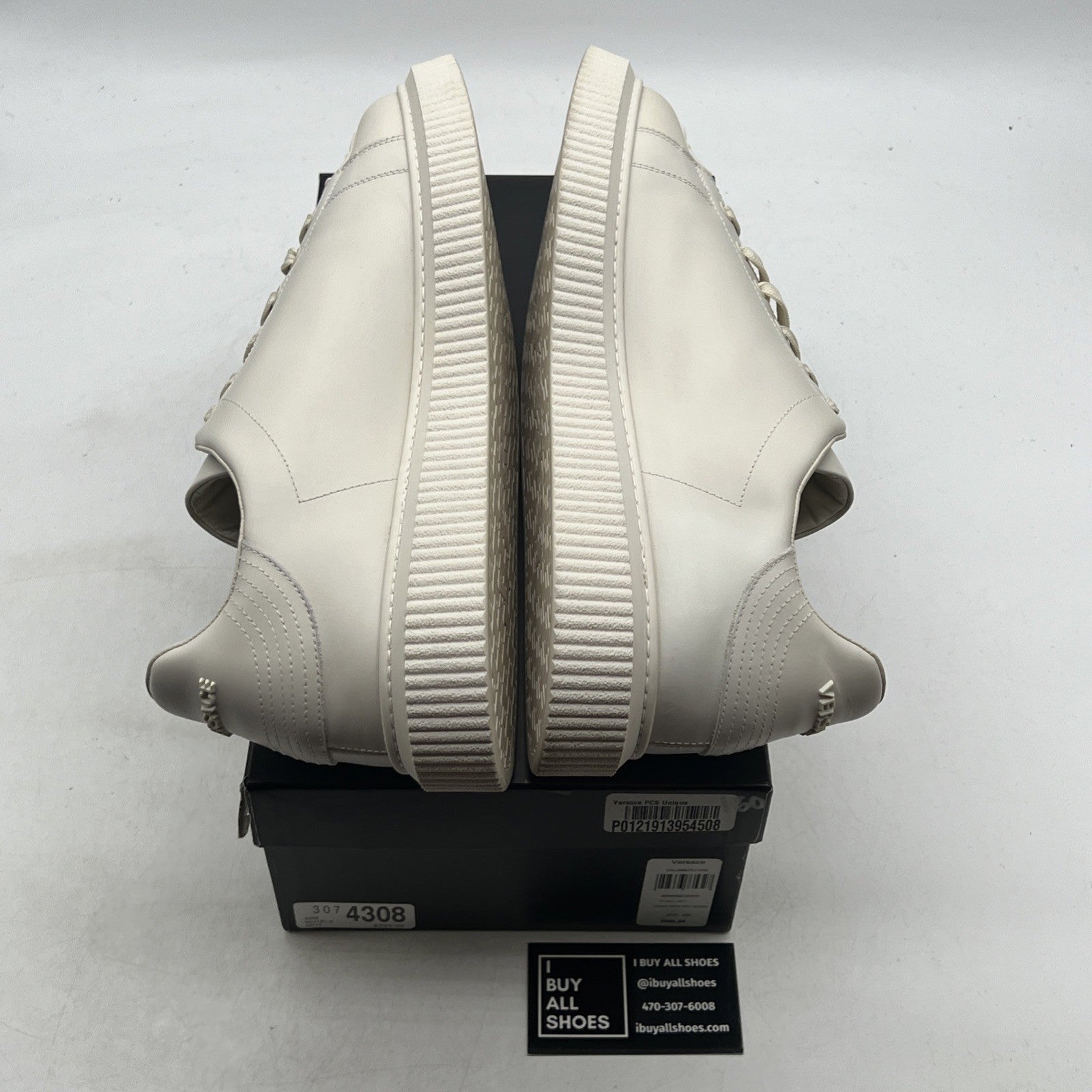 Size 46 - Versace Off White 3d Medusa Head Sneakers
