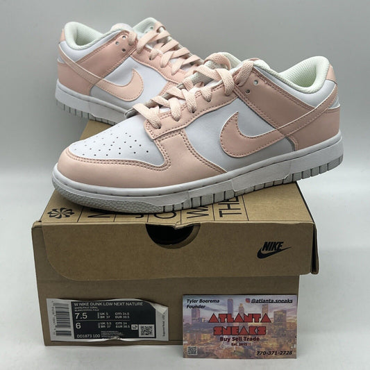 Size 7.5 - Nike Dunk Low Next Nature Pale Coral W Brand New Og All