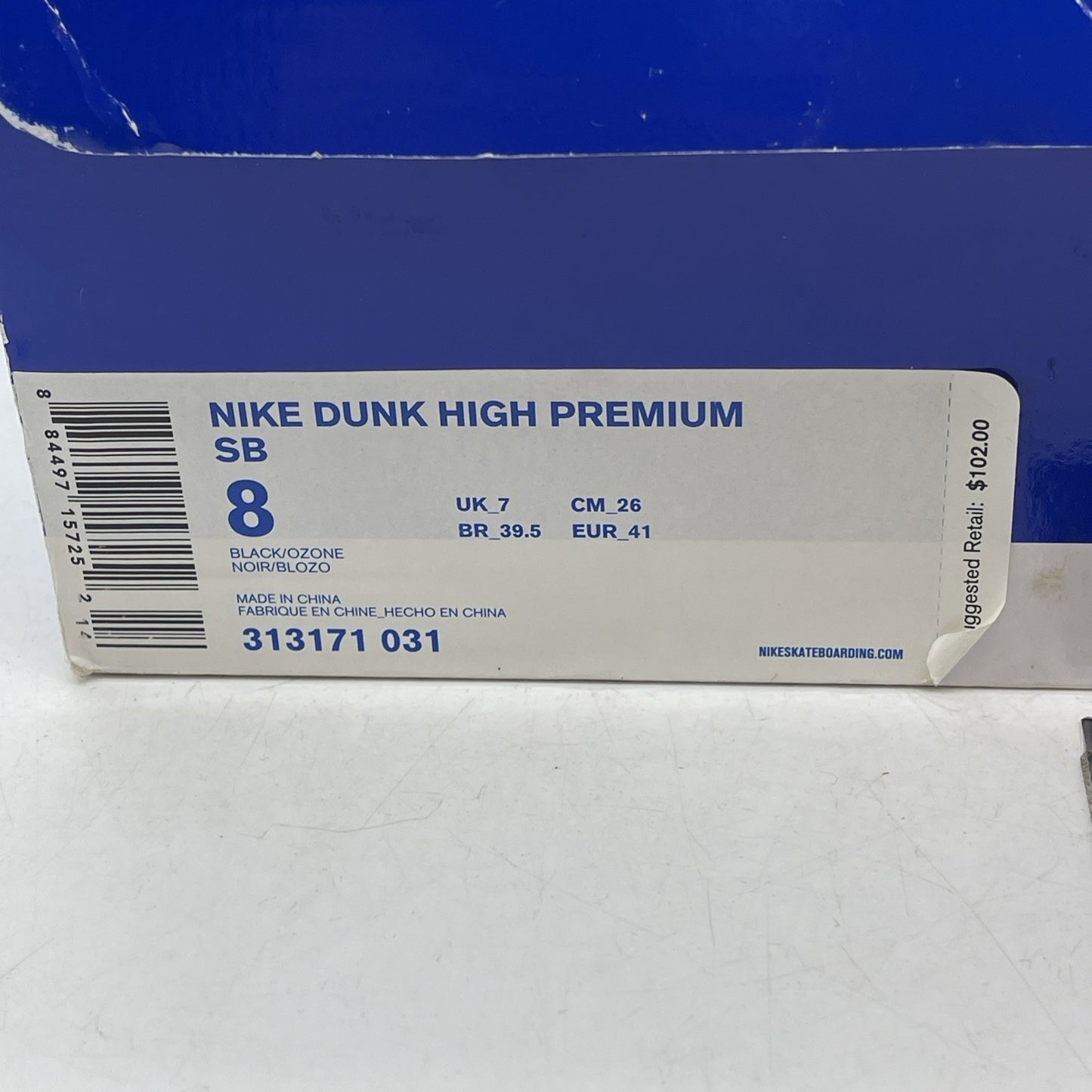 Size 8 - Nike Dunk Premium Sb High Miss Piggy (313171-031)