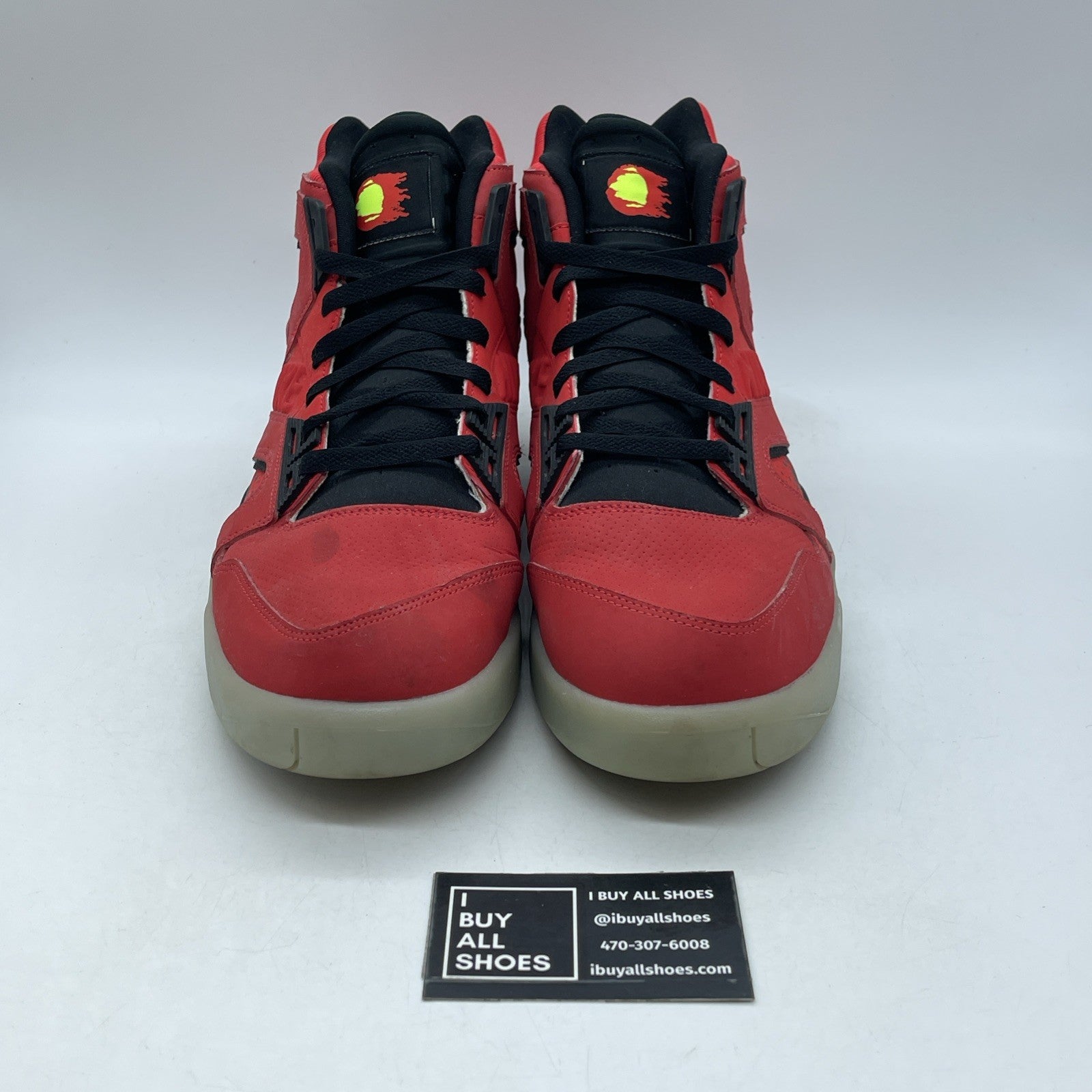 Size 13 - Nike Air Tech Challenge Hybrid Challenge Red (653873-600)