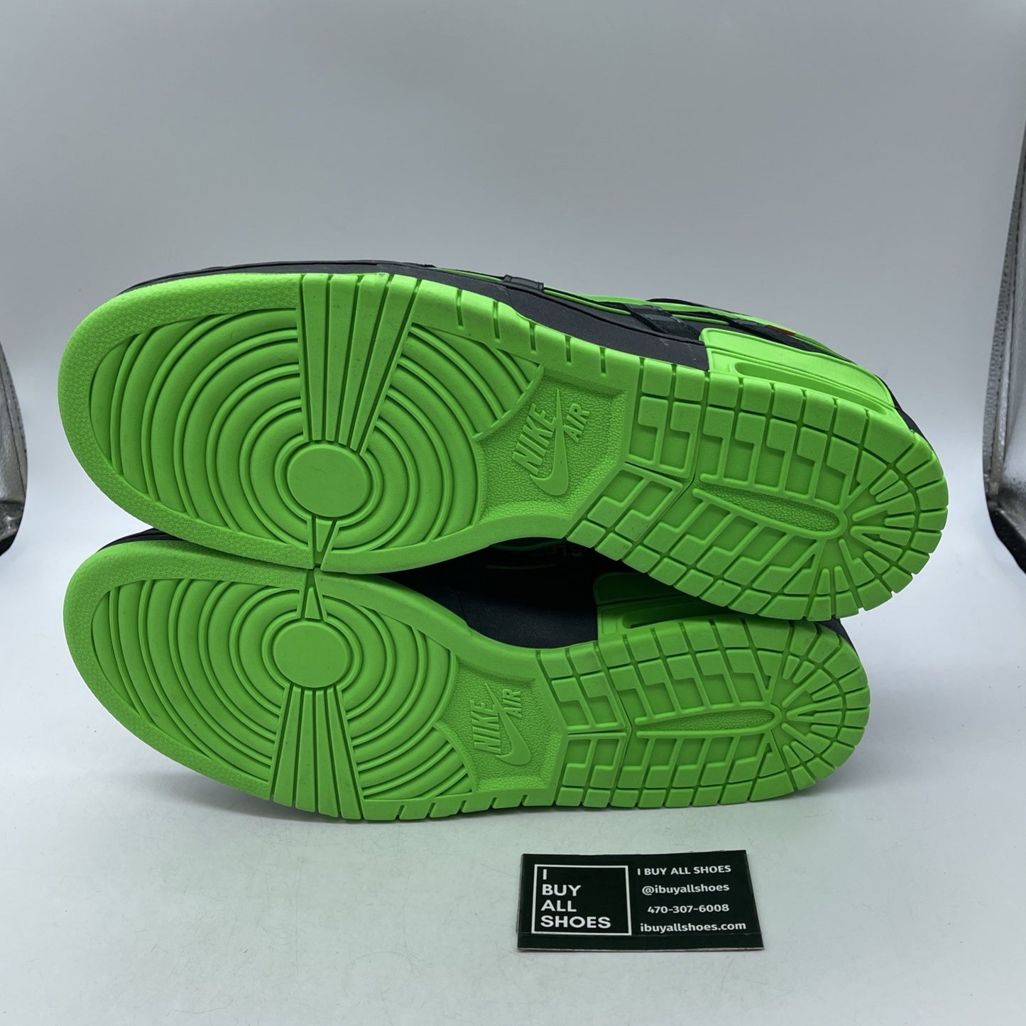 Size 14 - Nike Air Rubber Dunk x Off-White Low Green Strike (CU6015-001)