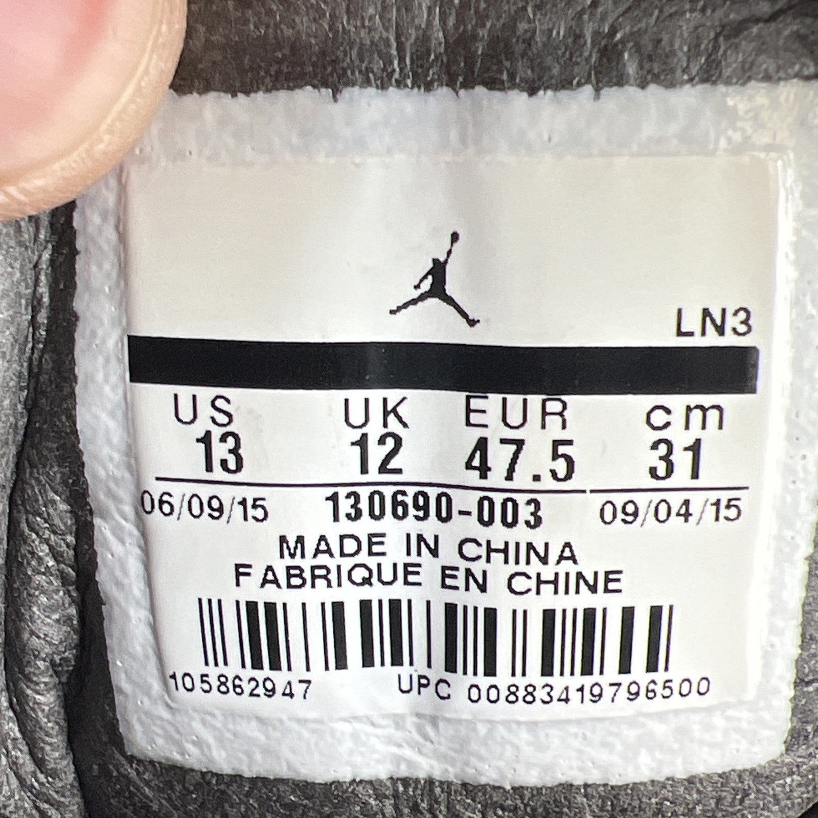 Size 13 - PSNY x Air Jordan 12 Retro Dark Grey (130690-003)
