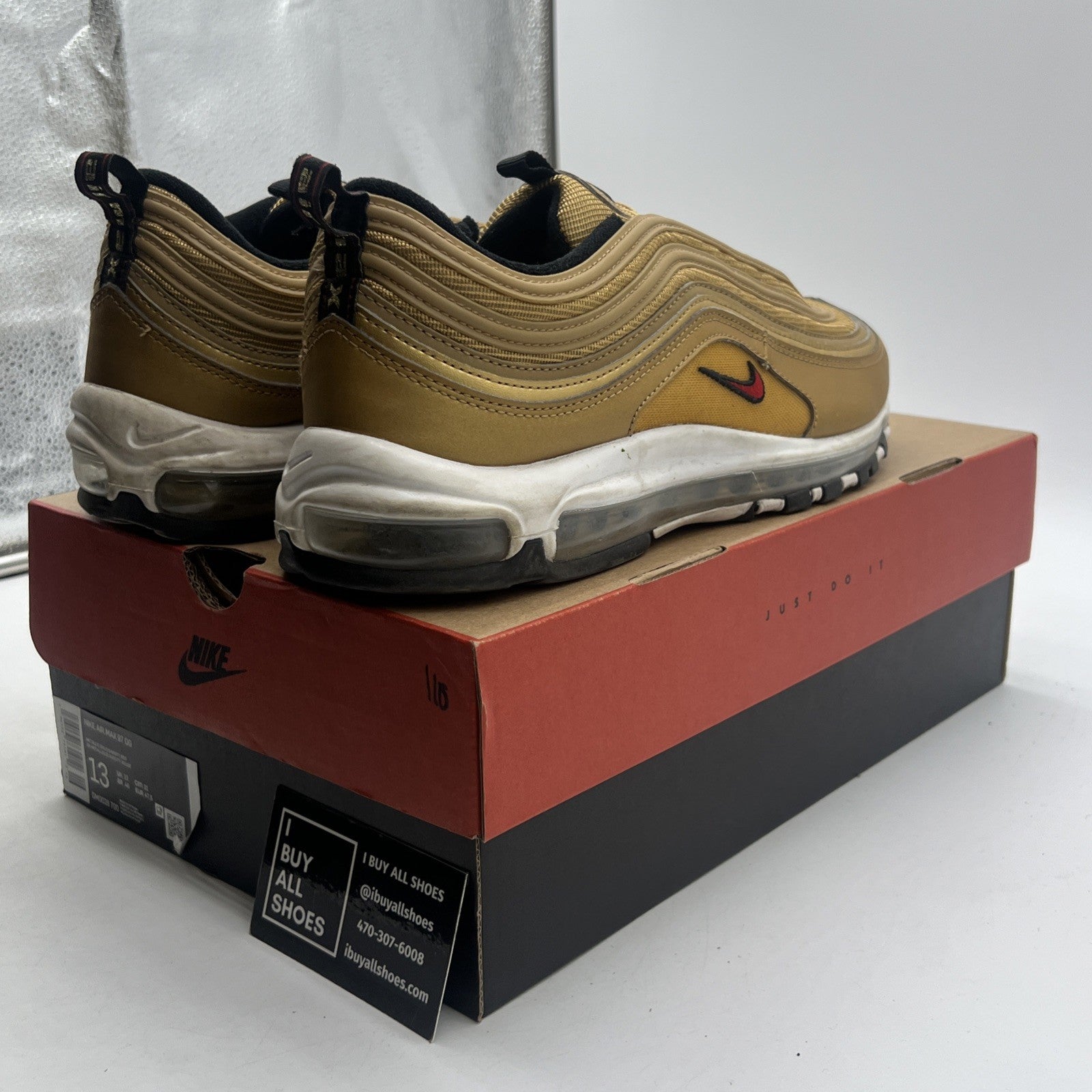 Size 13 - Nike Air Max 97 OG 2023 Metallic Gold (DM0028-700)