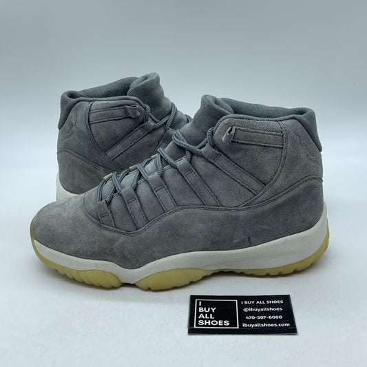 Size 9 - Air Jordan 11 Retro Premium Grey Suede (914433-003)