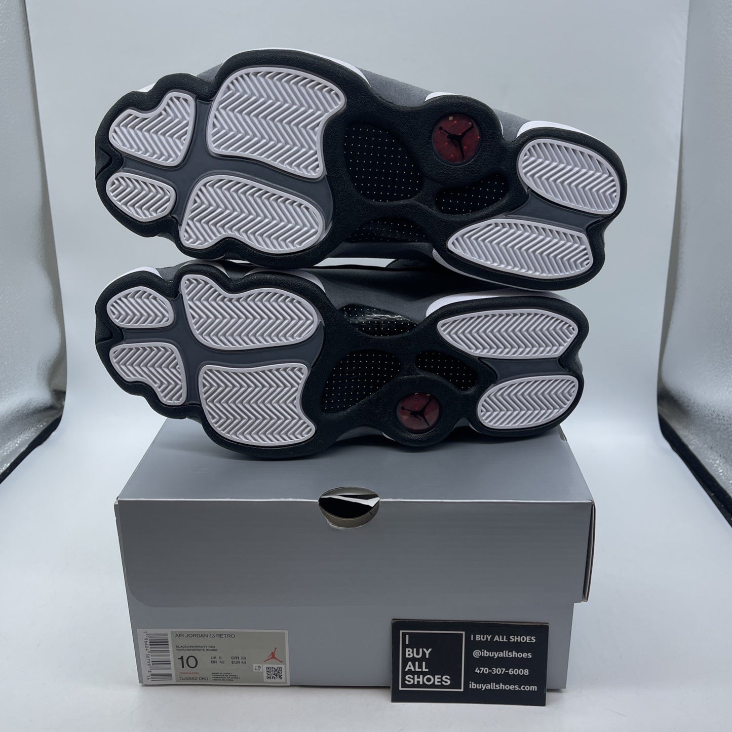 Size 10 - Air Jordan 13 Retro Black Flint Grey Suede Leather (DJ5982-060)