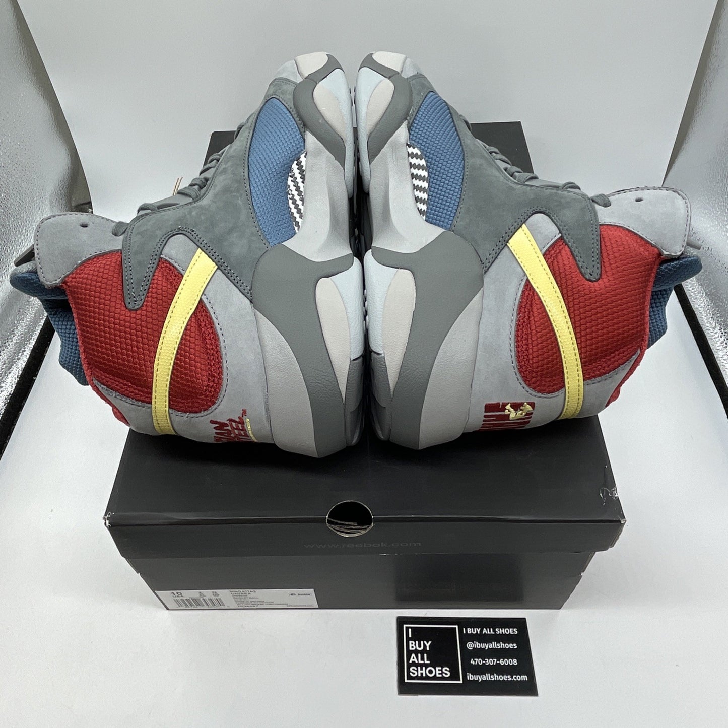 Size 10 - Reebok DC Comics x Shaq Attaq Man of Steel Suede Leather (HQ4587)