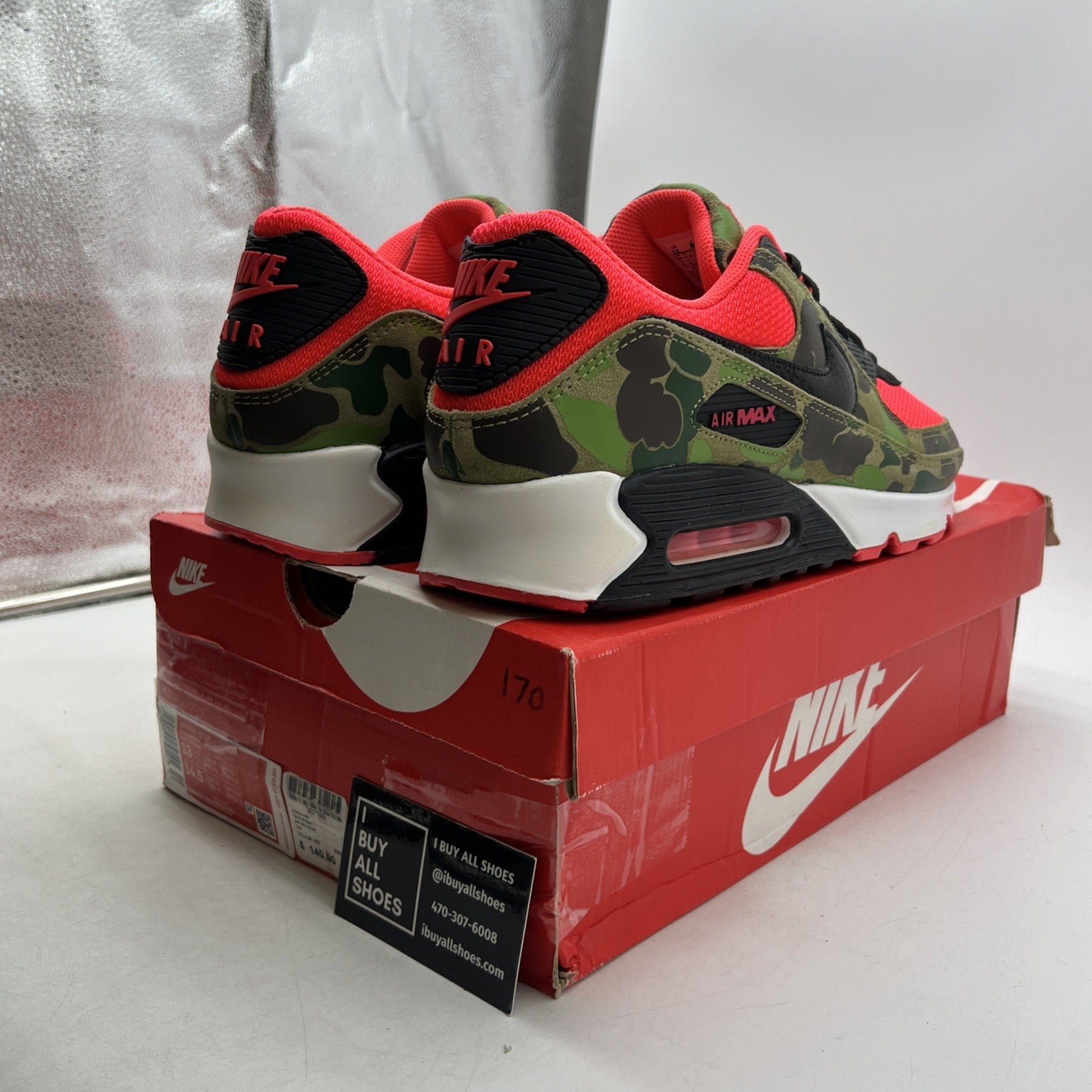 Size 13 - Nike Air Max 90 SP 2020 Reverse Duck Camo (CW6024-600)
