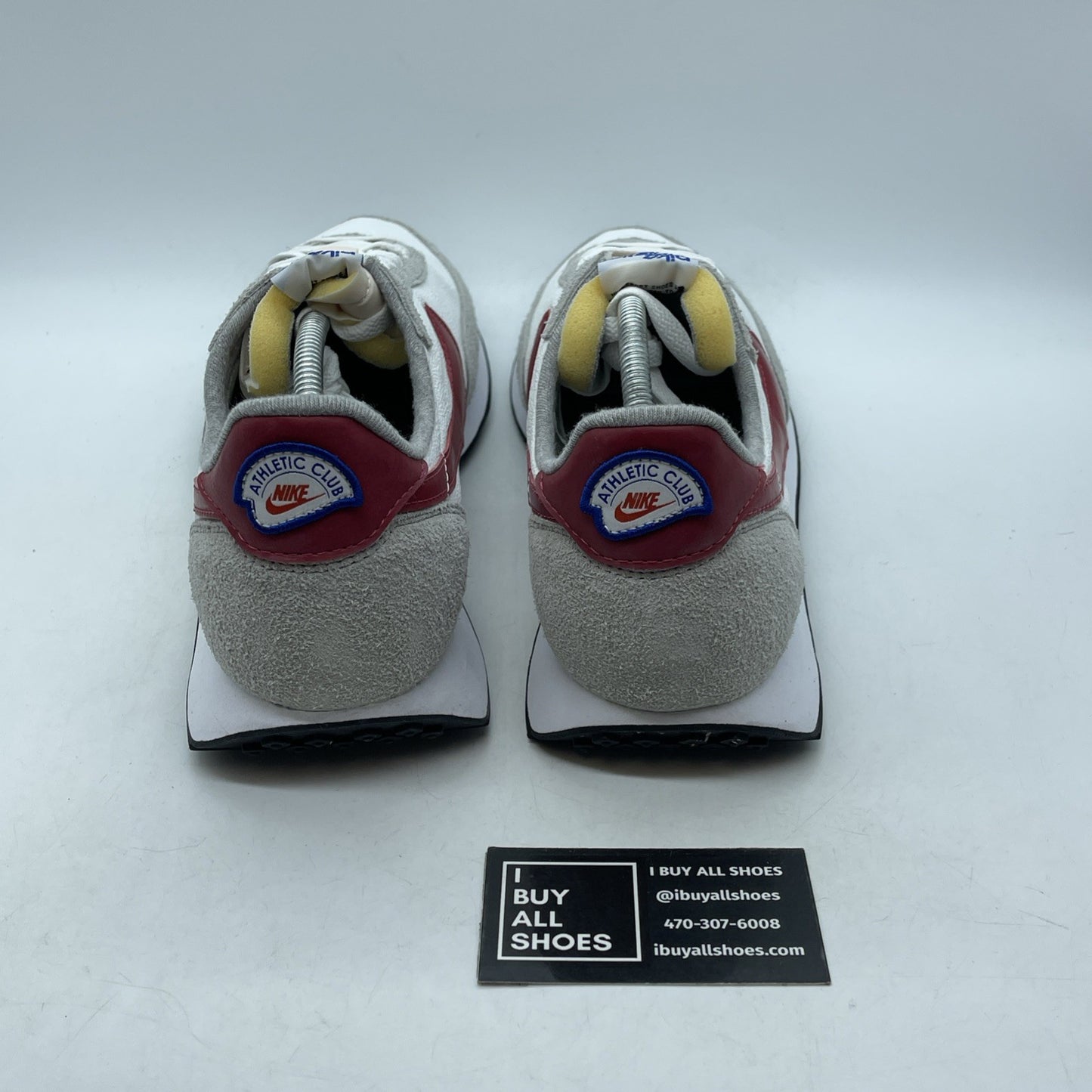 Size 13 - Nike Waffle Trainer 2 White Light Smoke Grey Gym Red (DJ6054-101)