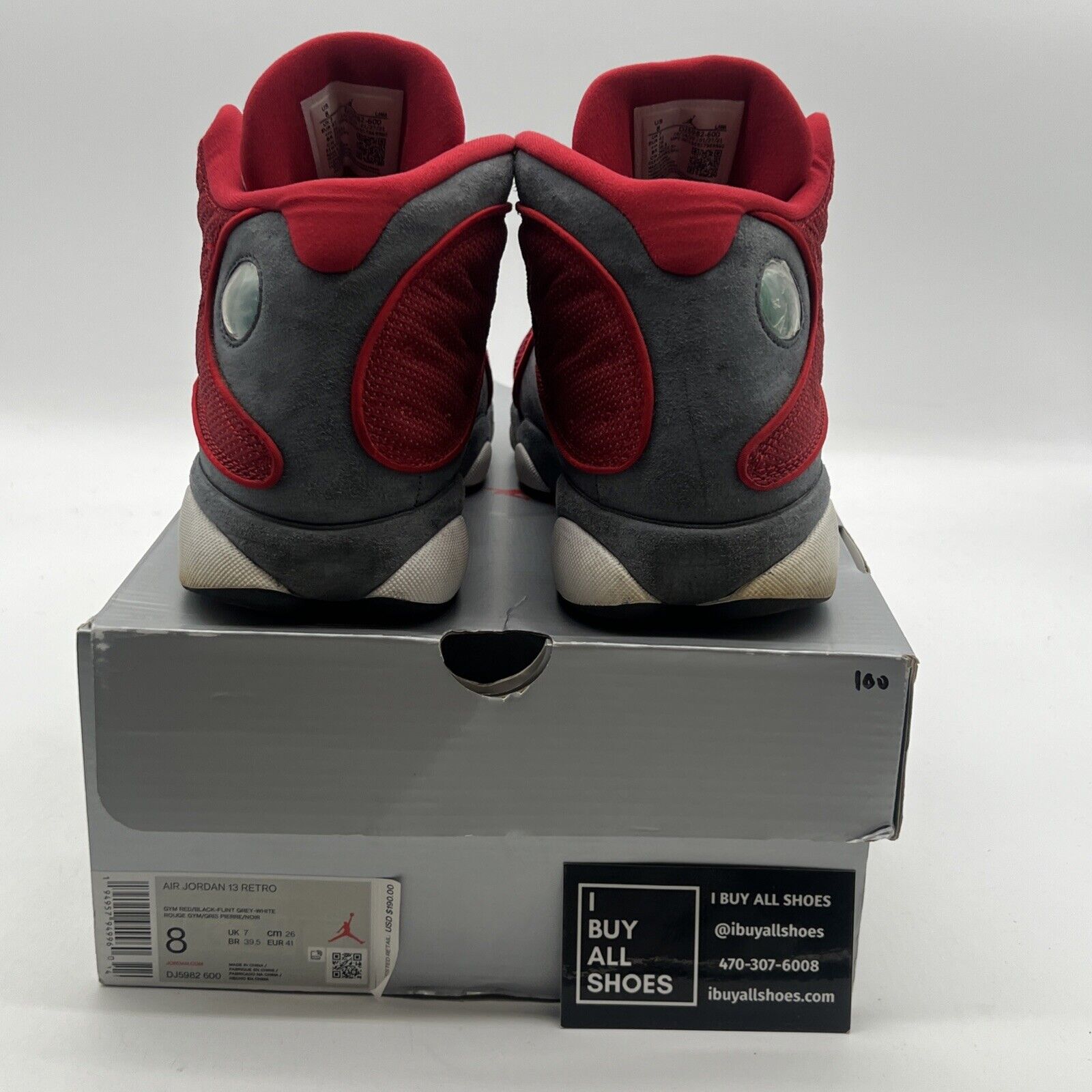Size 8 - Air Jordan 13 Red/White - (DJ5982600)