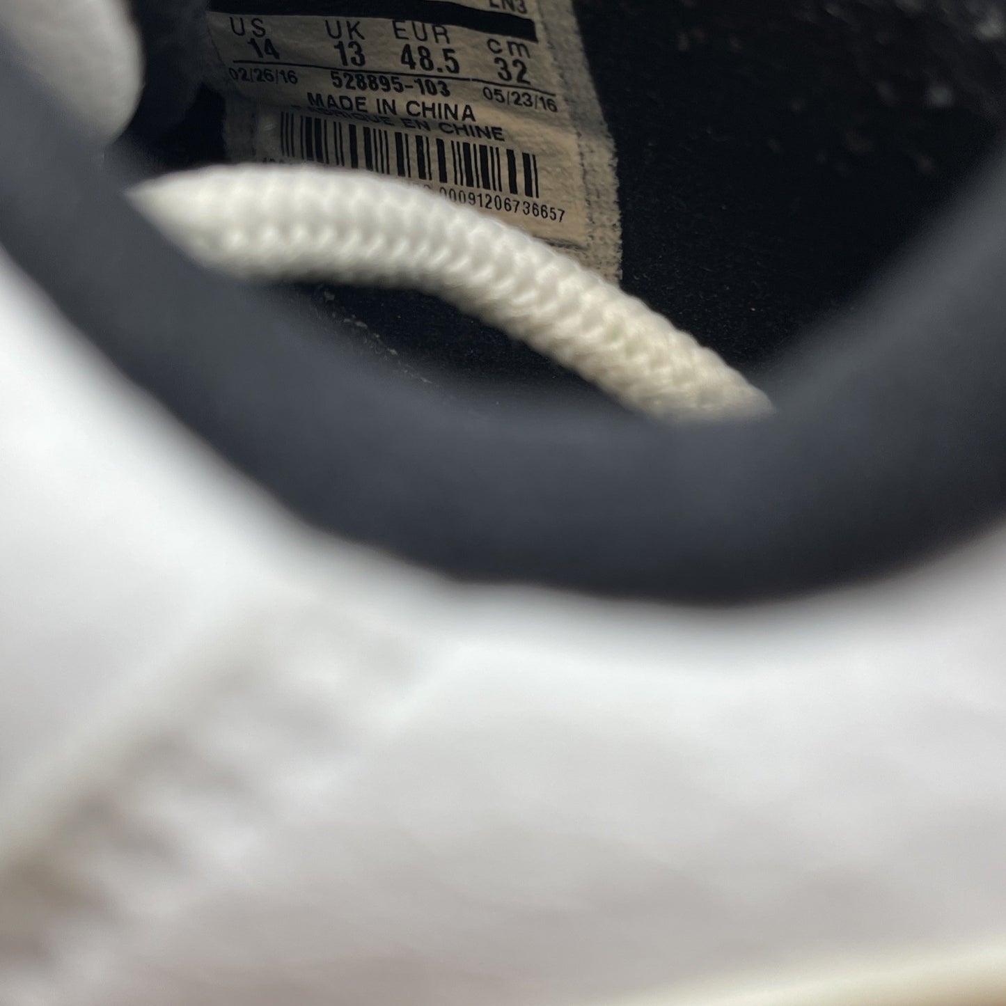 Size 14 - Air Jordan 11 Retro Low Closing Ceremony Gold White (528895-103)
