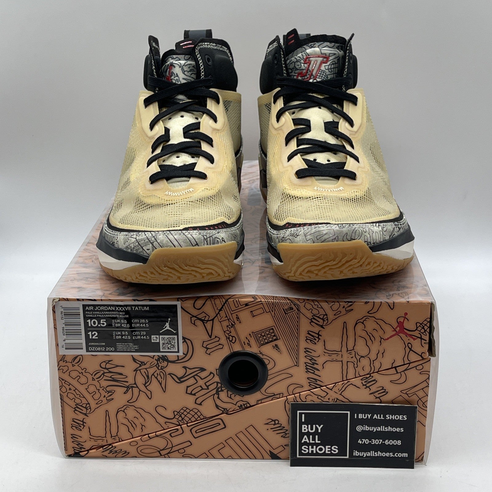 Size 10.5 - Jayson Tatum x Air Jordan 37 Tattoo (DZ0812-200)