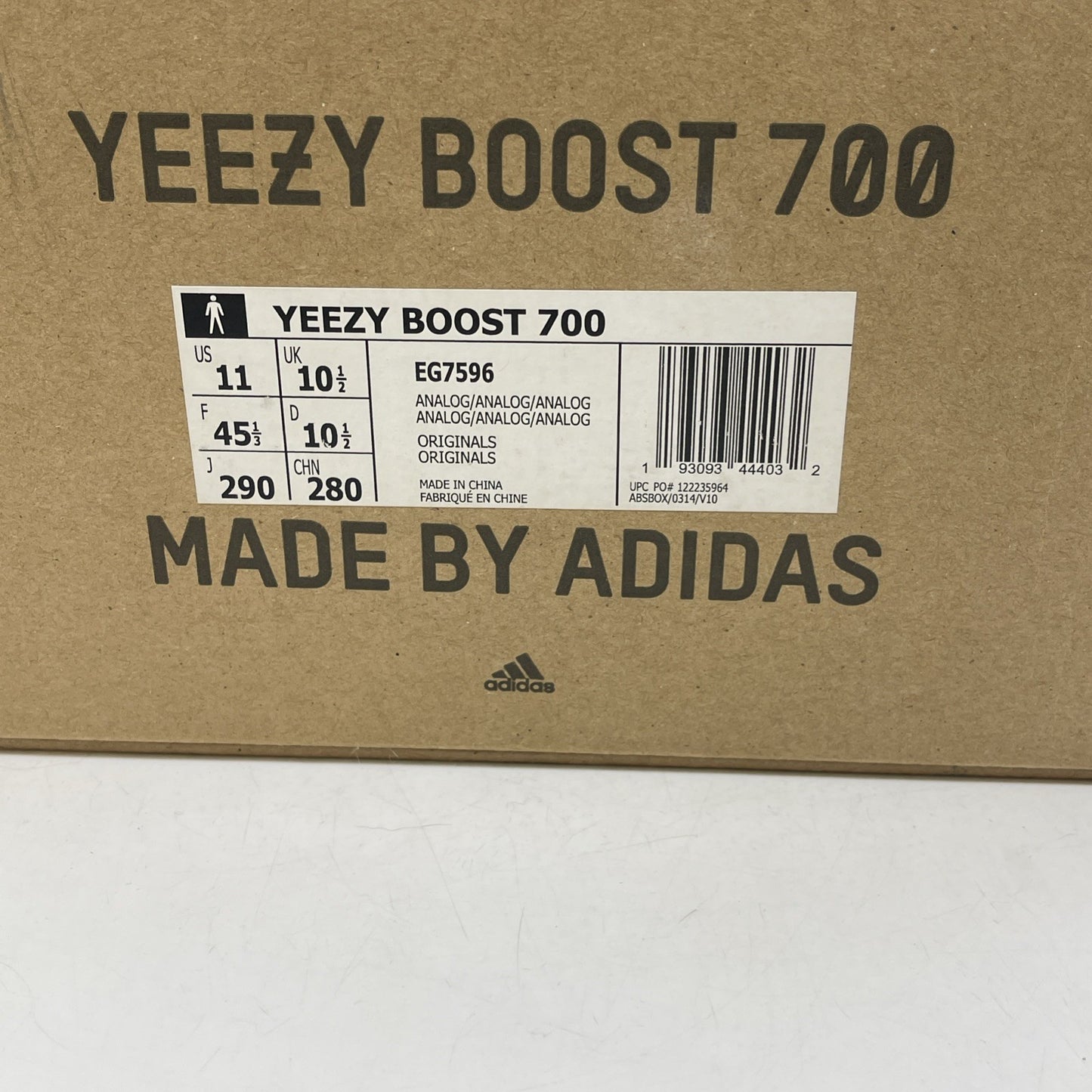 Size 11 - adidas Yeezy Boost 700 Low Analog (EG7596)