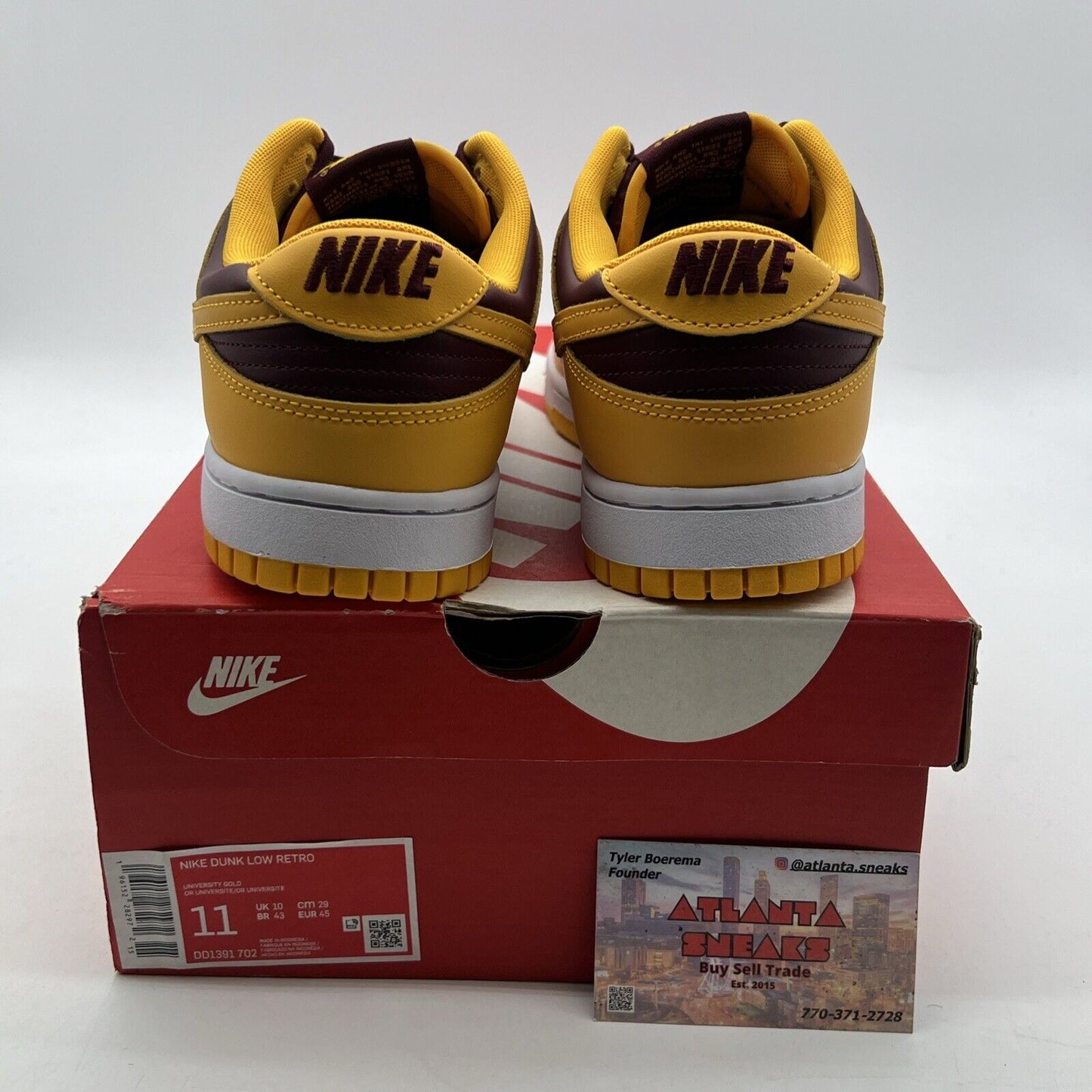 Size 11 - Nike Dunk Low Retro Arizona State Sun Devils 2022 (DD1391-702)