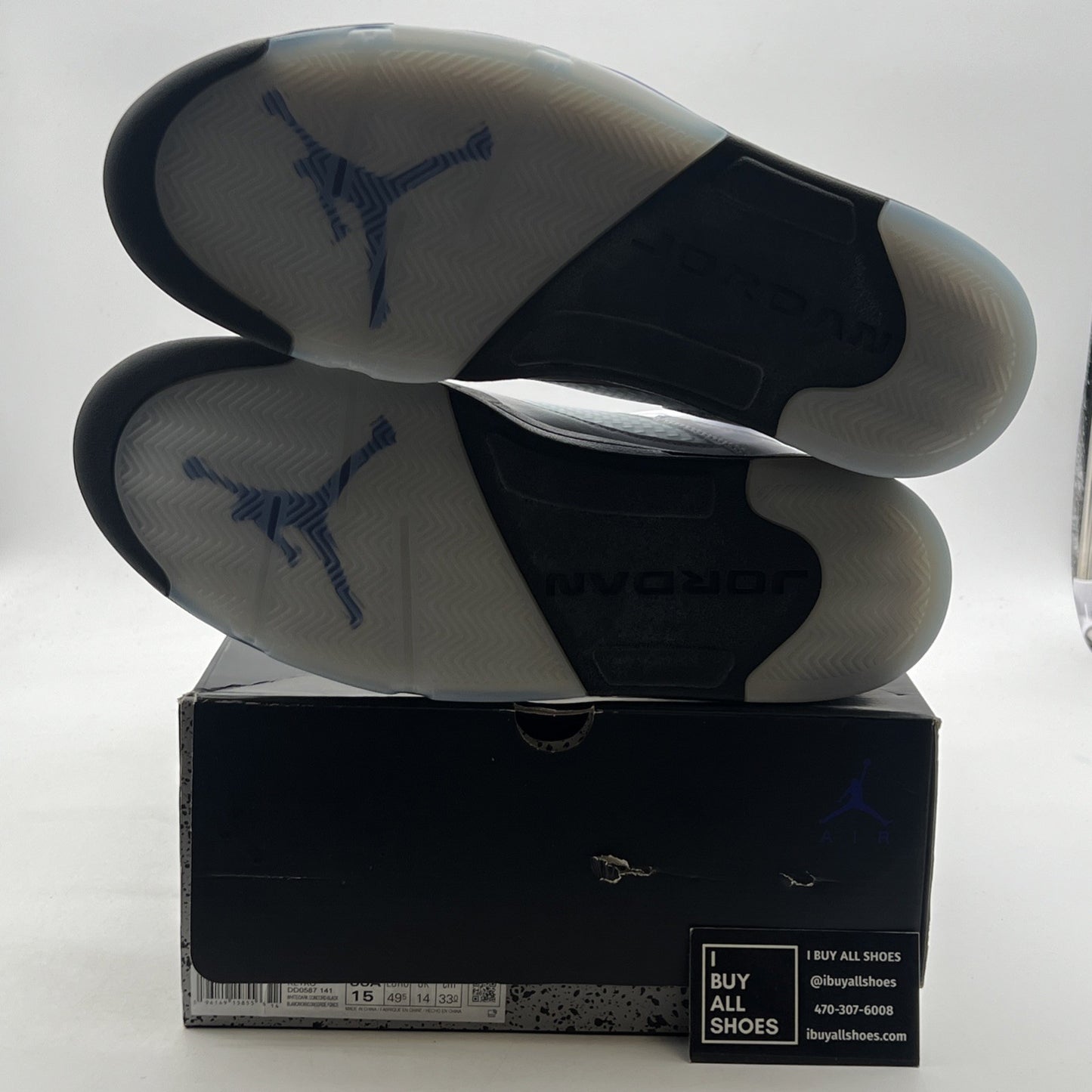 Size 15 - Air Jordan 5 Concord 2022 (DD0587-141)