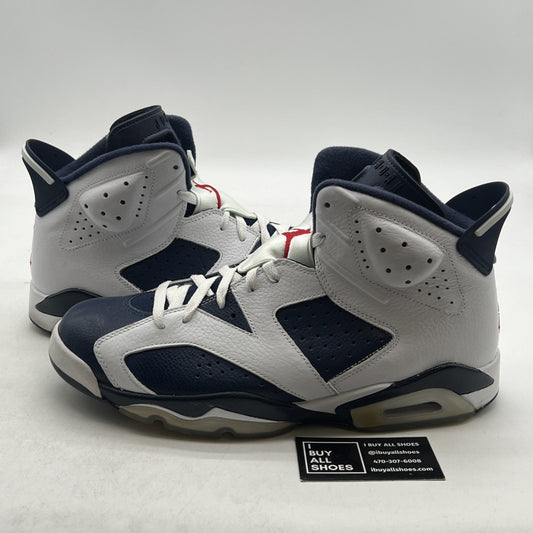 Size 13 - Air Jordan 6 Retro 2012 Olympic (384664-130)