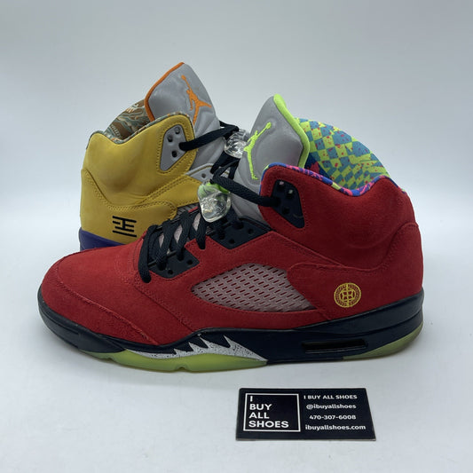 Size 11 - Jordan 5 Retro SE Solar Orange Yellow Red Black Suede (CZ5725-700)