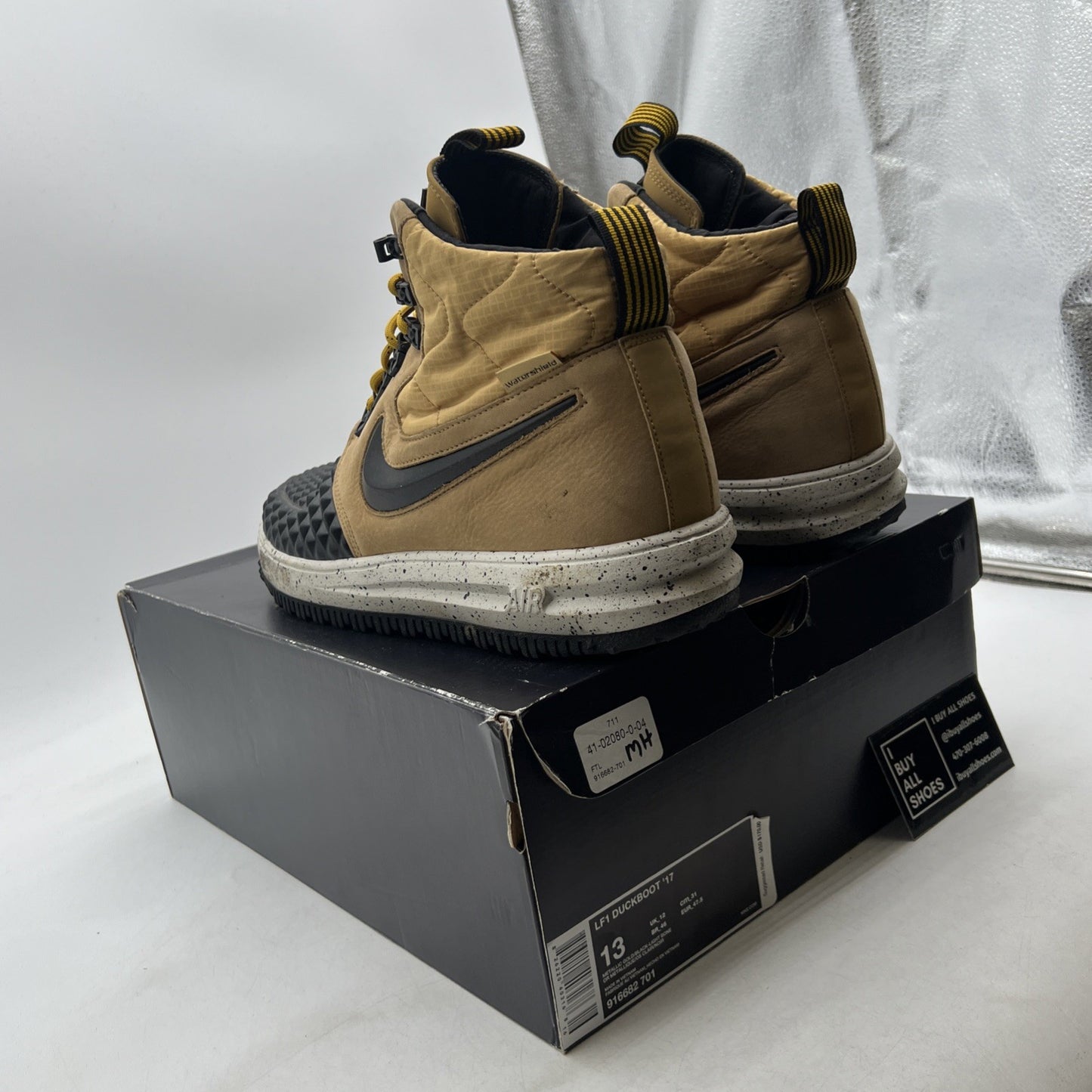Size 13 - Nike Lunar Force 1 Duckboot Metallic Gold (916682-701)
