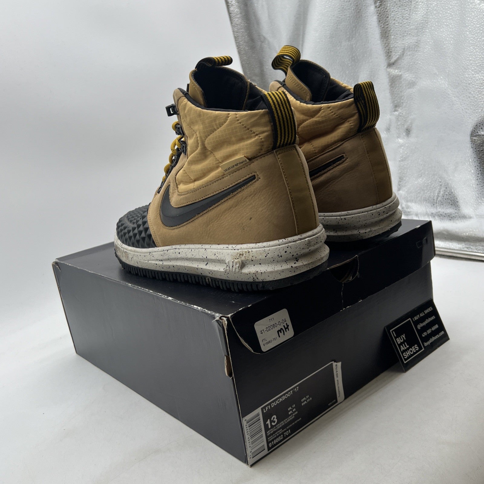 Size 13 - Nike Lunar Force 1 Duckboot Metallic Gold (916682-701)