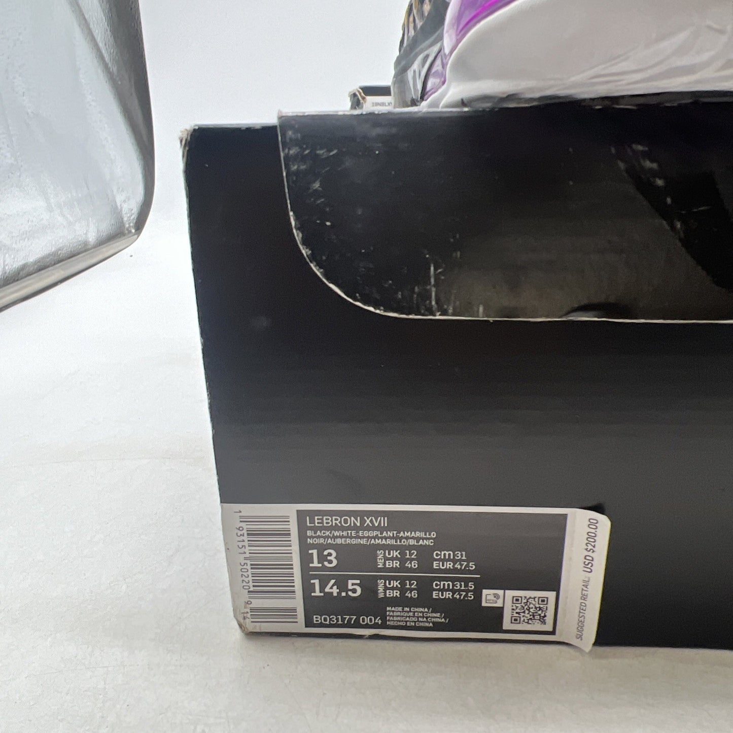 Size 13 - Nike LeBron 17 Lakers (BQ3177-004)