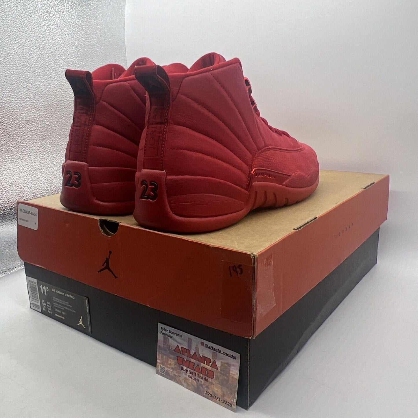 Size 11.5 - Air Jordan 12 Retro Gym Red Leather (130690-601)