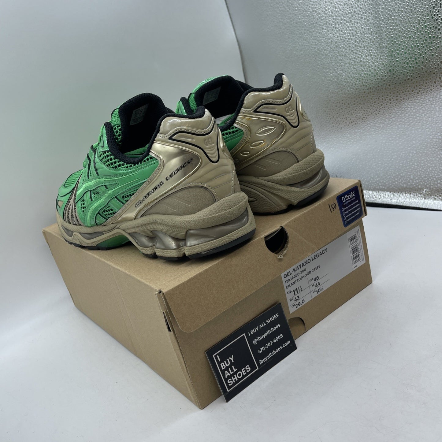 Size 11.5 - GmbH x Asics Gel Kayano Legacy Cilantro (1203A350-300)