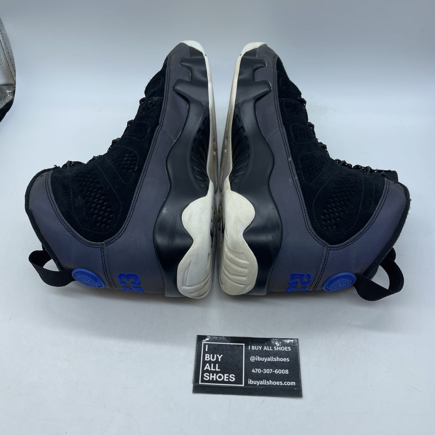 Size 12 - Air Jordan 9 Retro Racer Blue Grey Black Suede (CT8019-024)