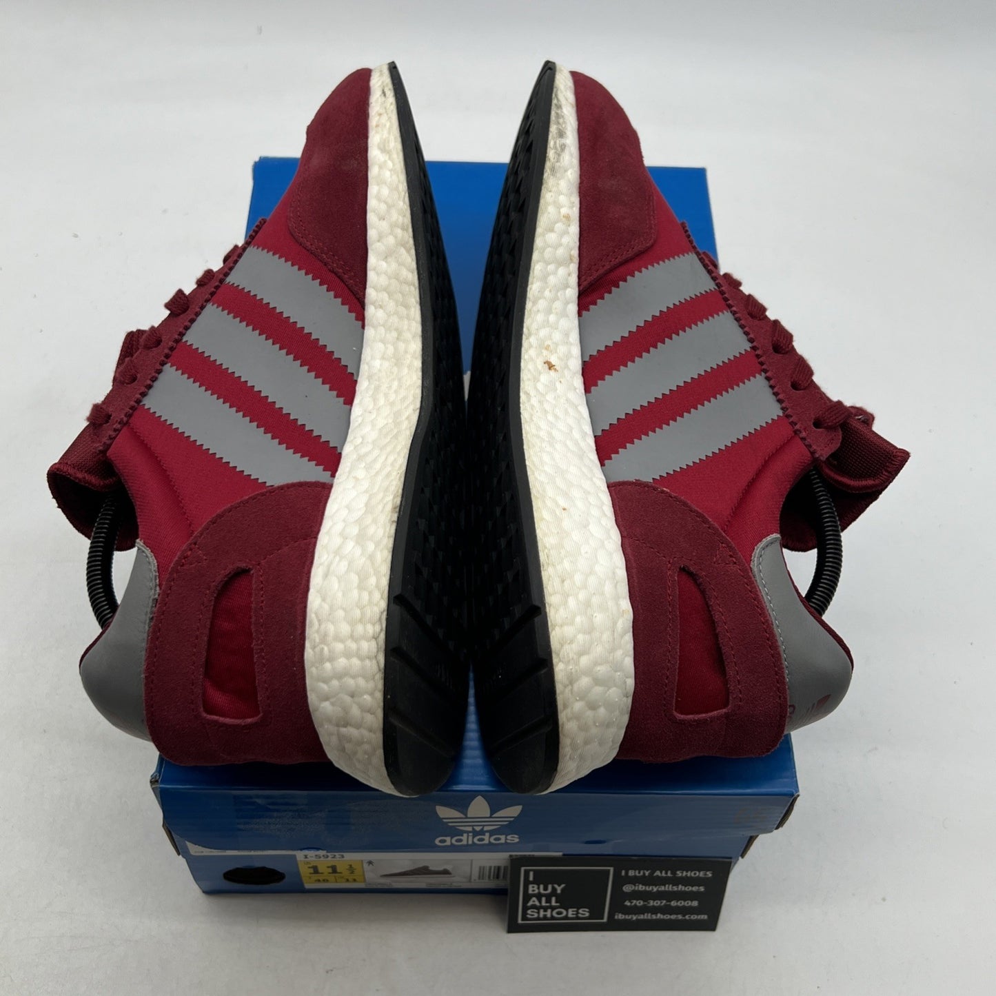 Size 11.5 - Adidas I-5923 Collegiate Burgundy (B27871)