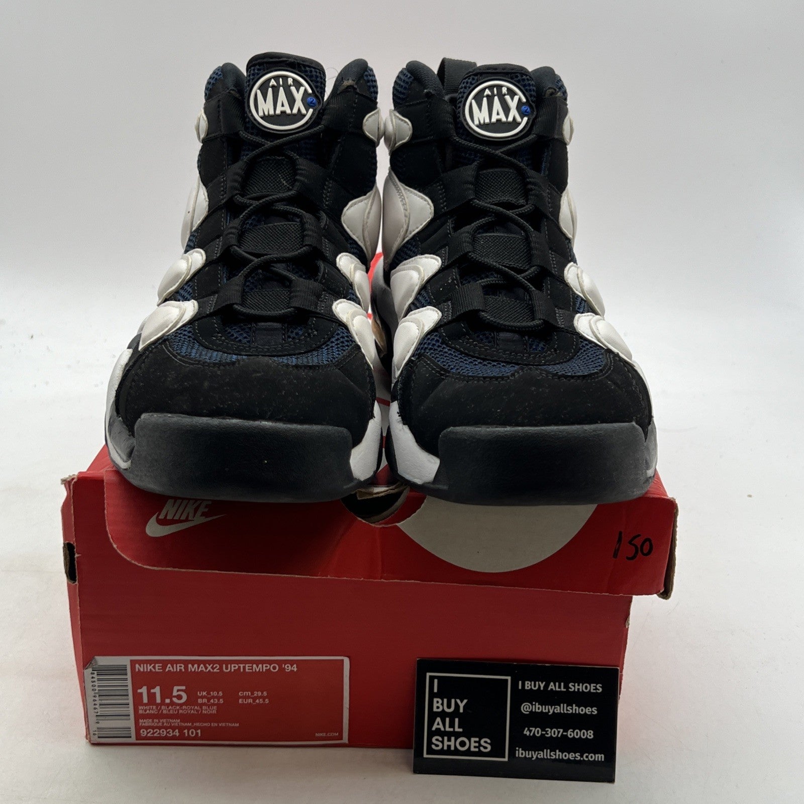 Size 11.5 - Nike Air Max 2 Uptempo 94 OG Duke (922934-101)