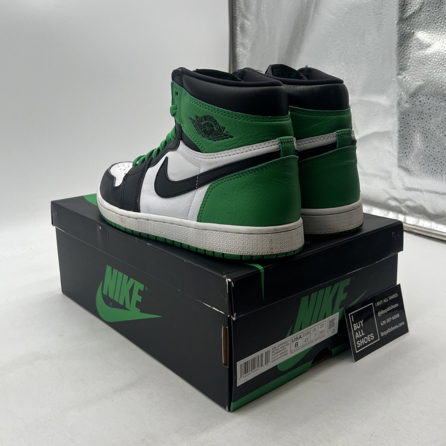 Size 8 - Air Jordan 1 Retro OG High Lucky Green (DZ5485-031)