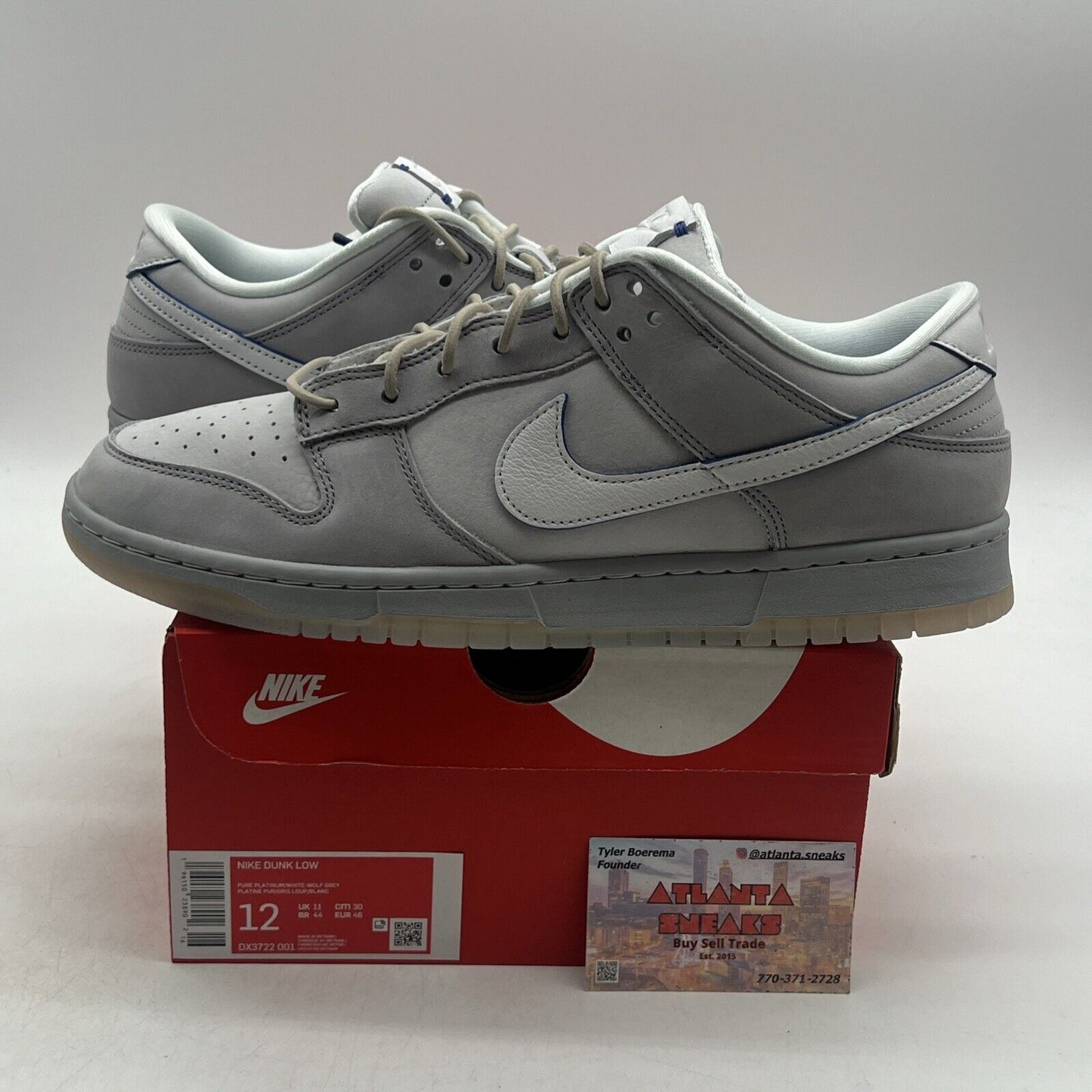 Size 12 - Nike Dunk Low Wolf Grey Pure Platinum (DX3722-001)