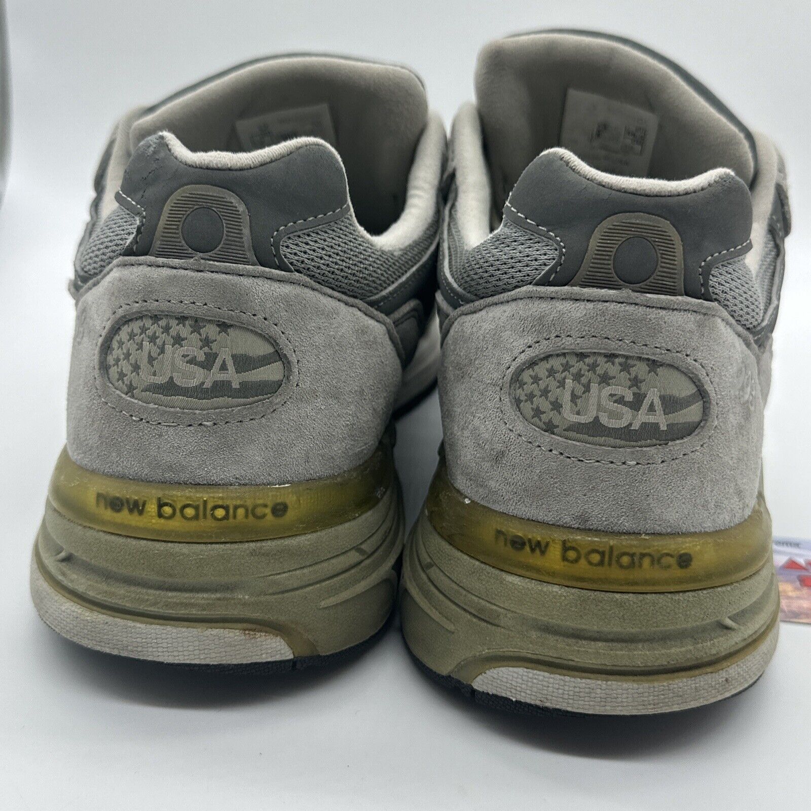 Size 12 - New Balance 993 Gray White