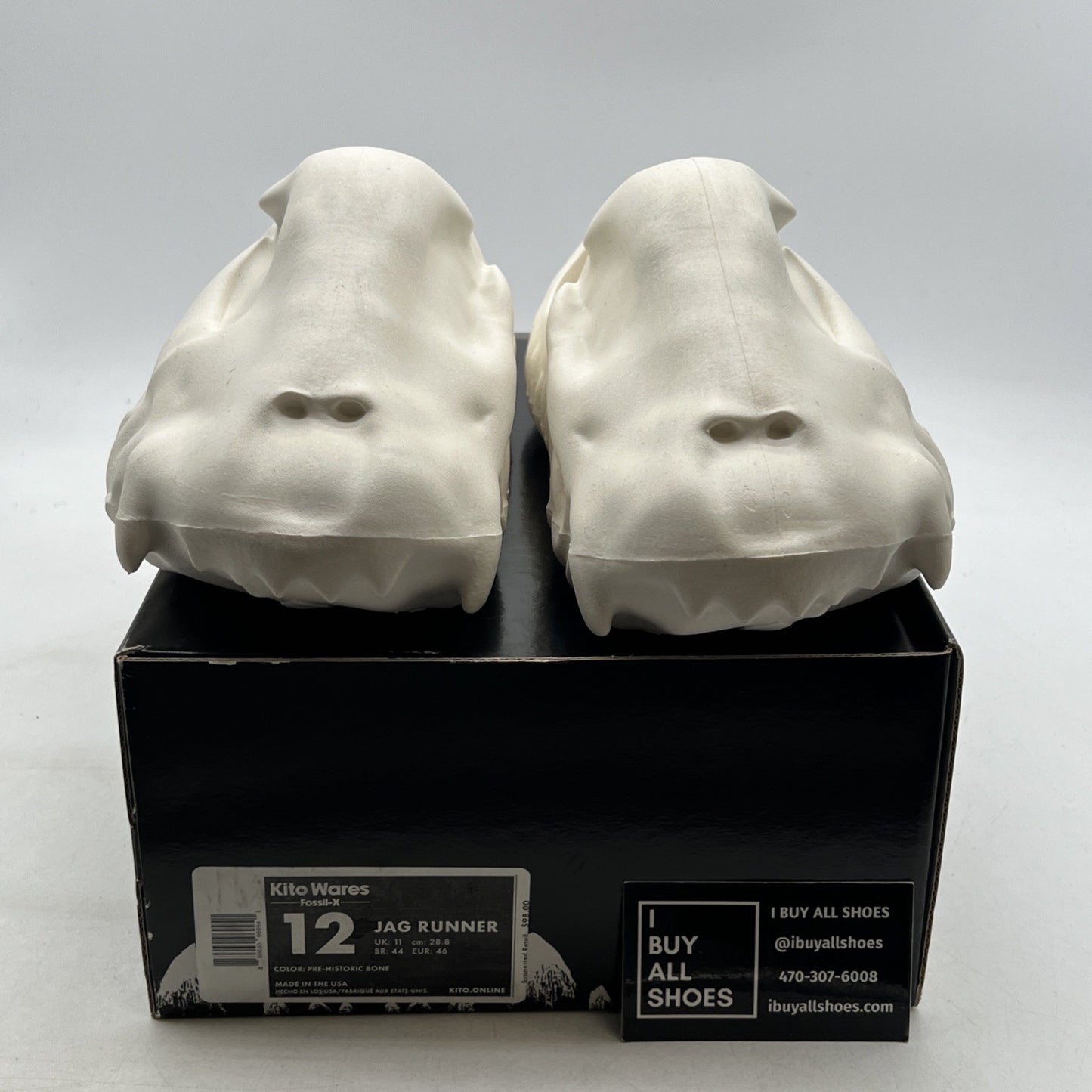 Size 12 - Kito Wares Fossil-X Jag Runners “Pre-Historic Bone”