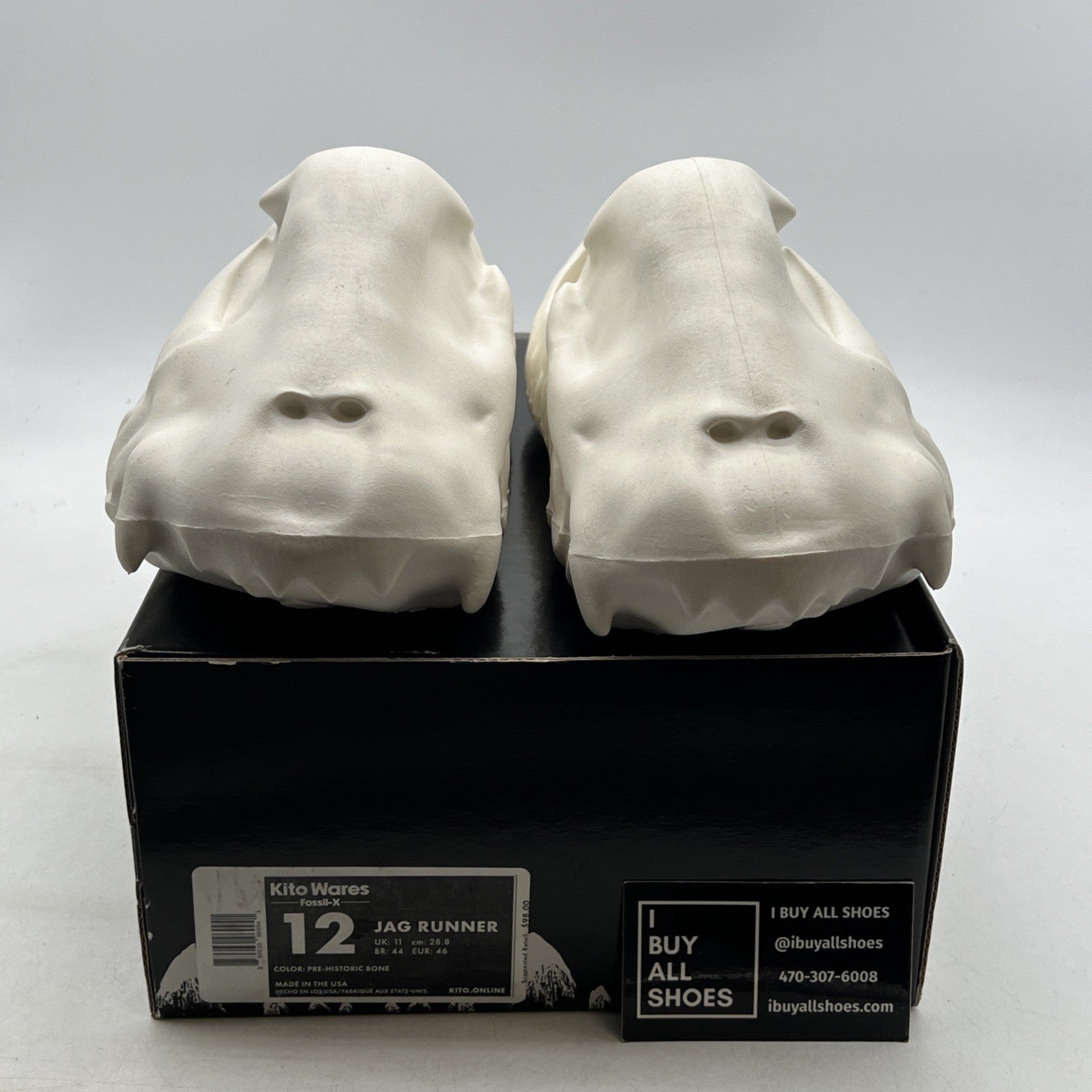 Size 12 - Kito Wares Fossil-X Jag Runners “Pre-Historic Bone”