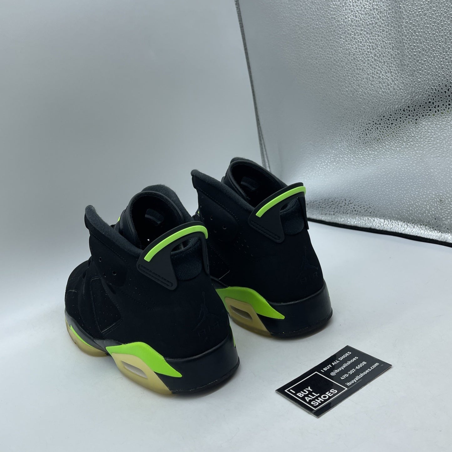 Size 11 - Jordan 6 Retro Electric Green Black Suede (CT8529-003)