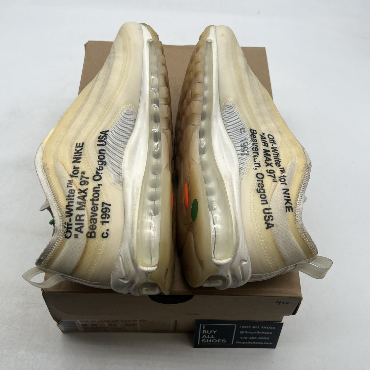 Size 9.5 - Nike Off-White x Air Max 97 OG The Ten (AJ4585-100)