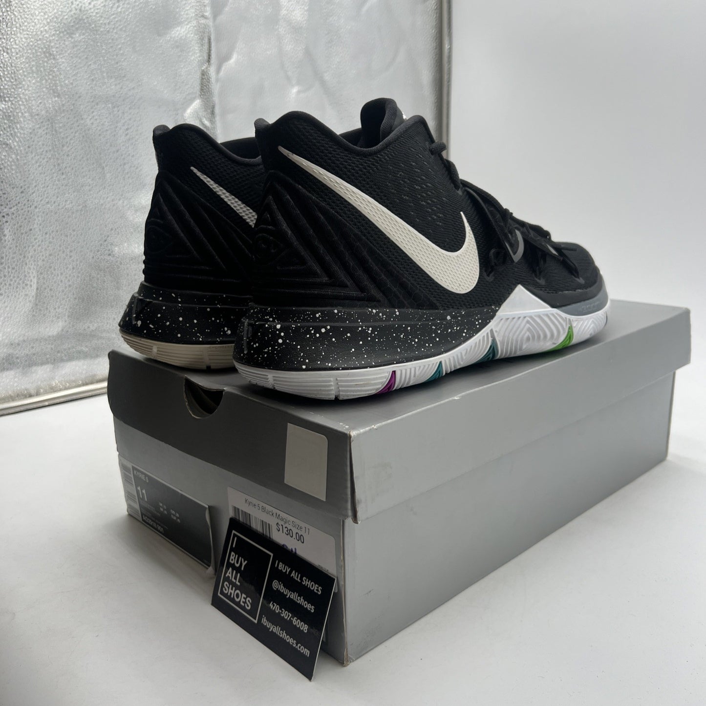 Size 11 - Nike Kyrie 5 Black Magic (AO2918-901)