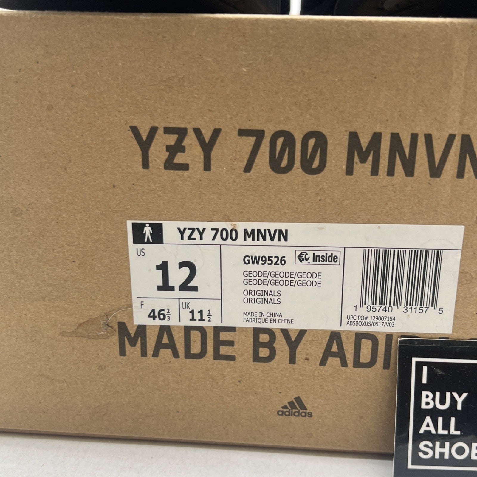 Size 12 - Adidas Yeezy Boost 700 MNVN Geode (GW9526)