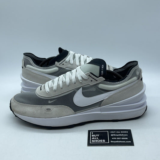 Size 12 - Nike Waffle One Summit White Grey Black Suede Leather (DA7995-100)