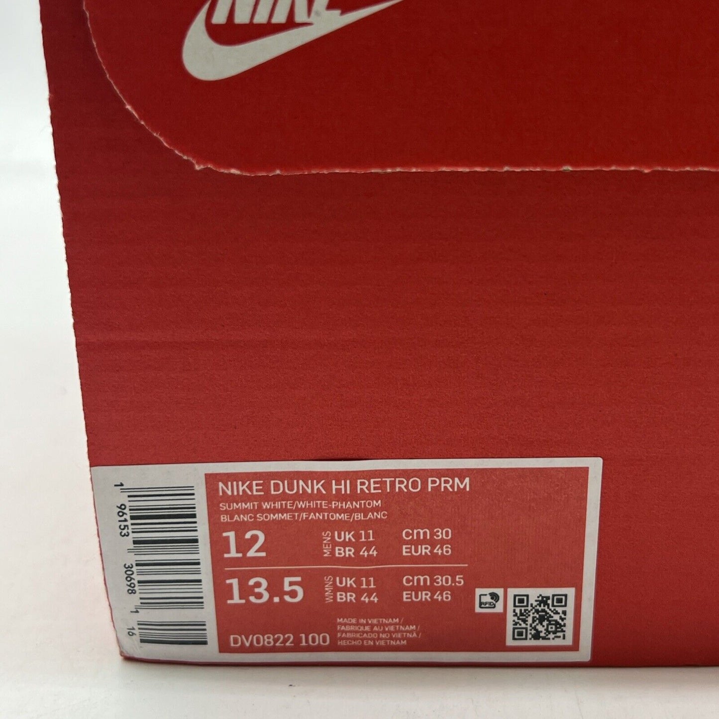 Size 12 - Nike Dunk EMB High All-Star - Salt Flats (DV0822-100)