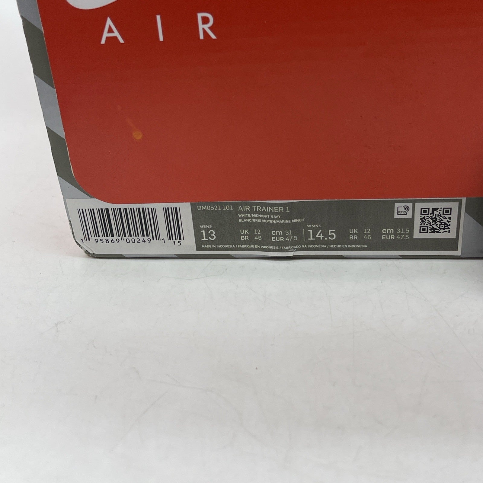 Size 13 - Nike Air Trainer 1 Midnight Navy (DM0521-101)